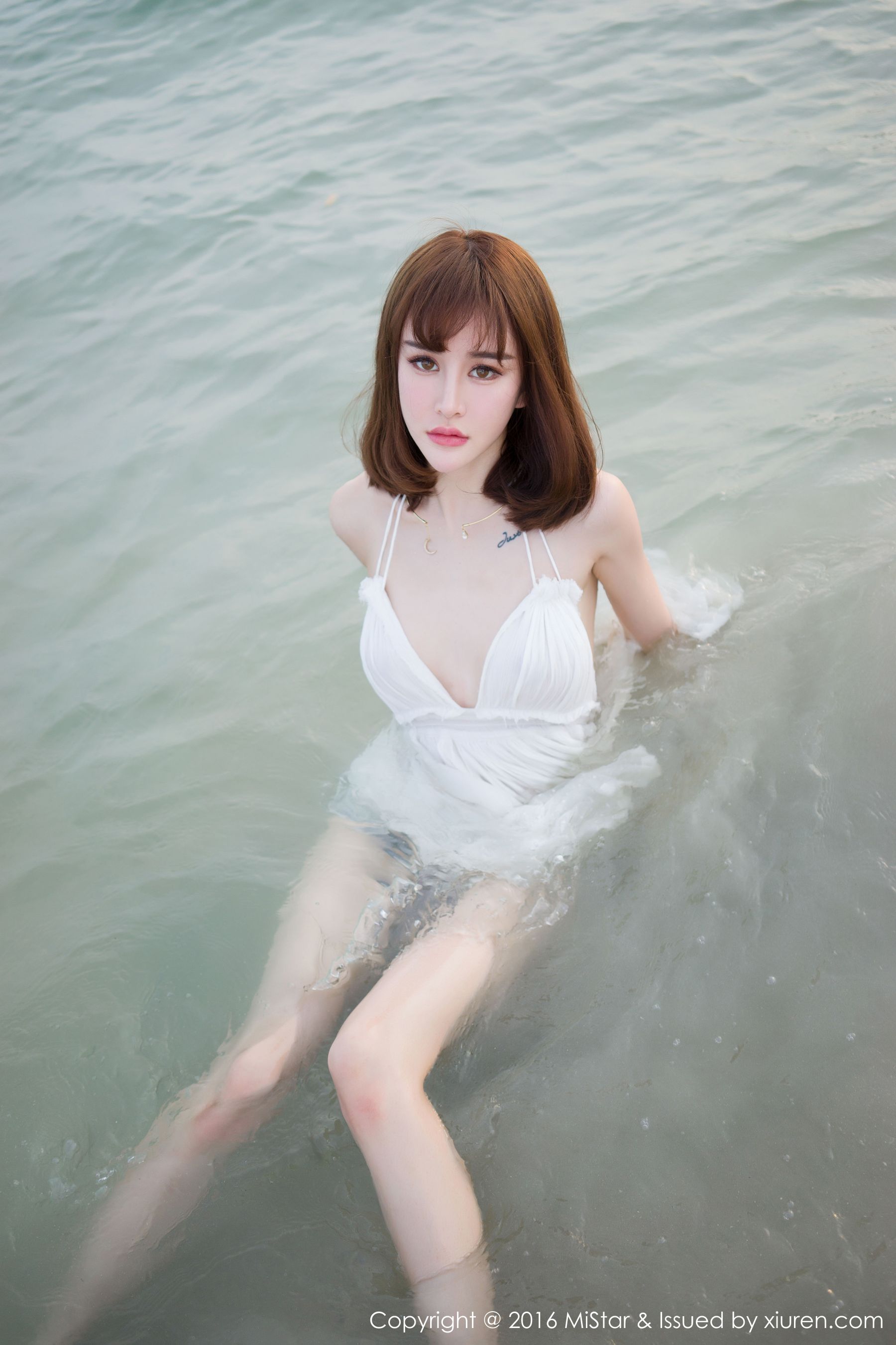 Cheryl青树《海滩湿身+比基尼》 [魅妍社MiStar] Vol.110