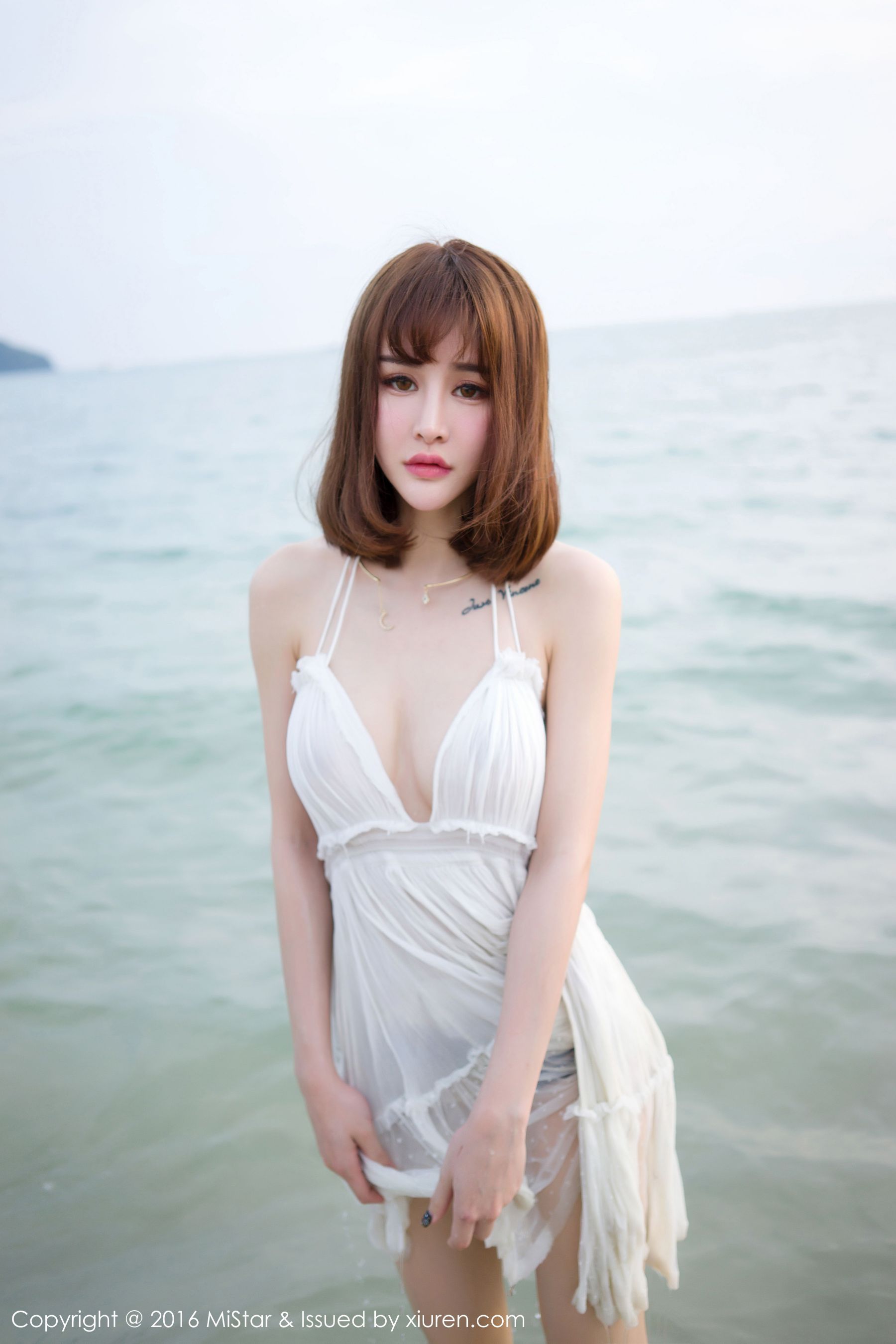 Cheryl青树《海滩湿身+比基尼》 [魅妍社MiStar] Vol.110