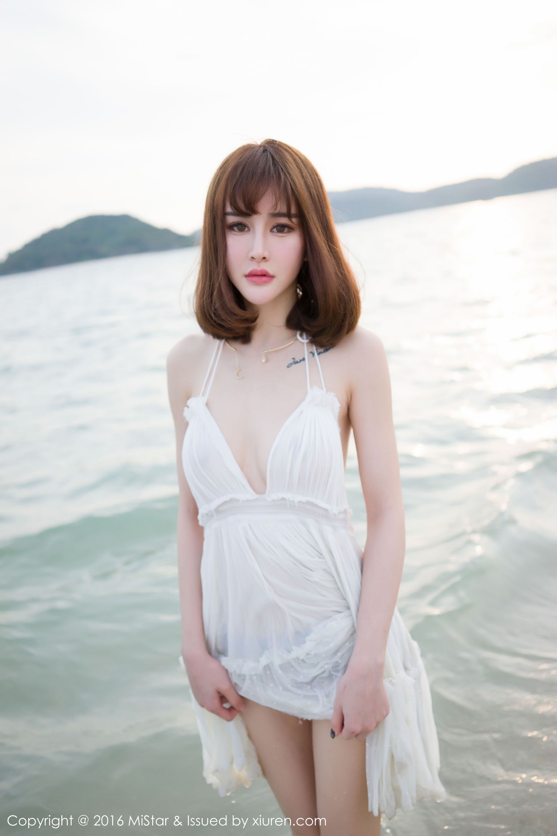 Cheryl青树《海滩湿身+比基尼》 [魅妍社MiStar] Vol.110