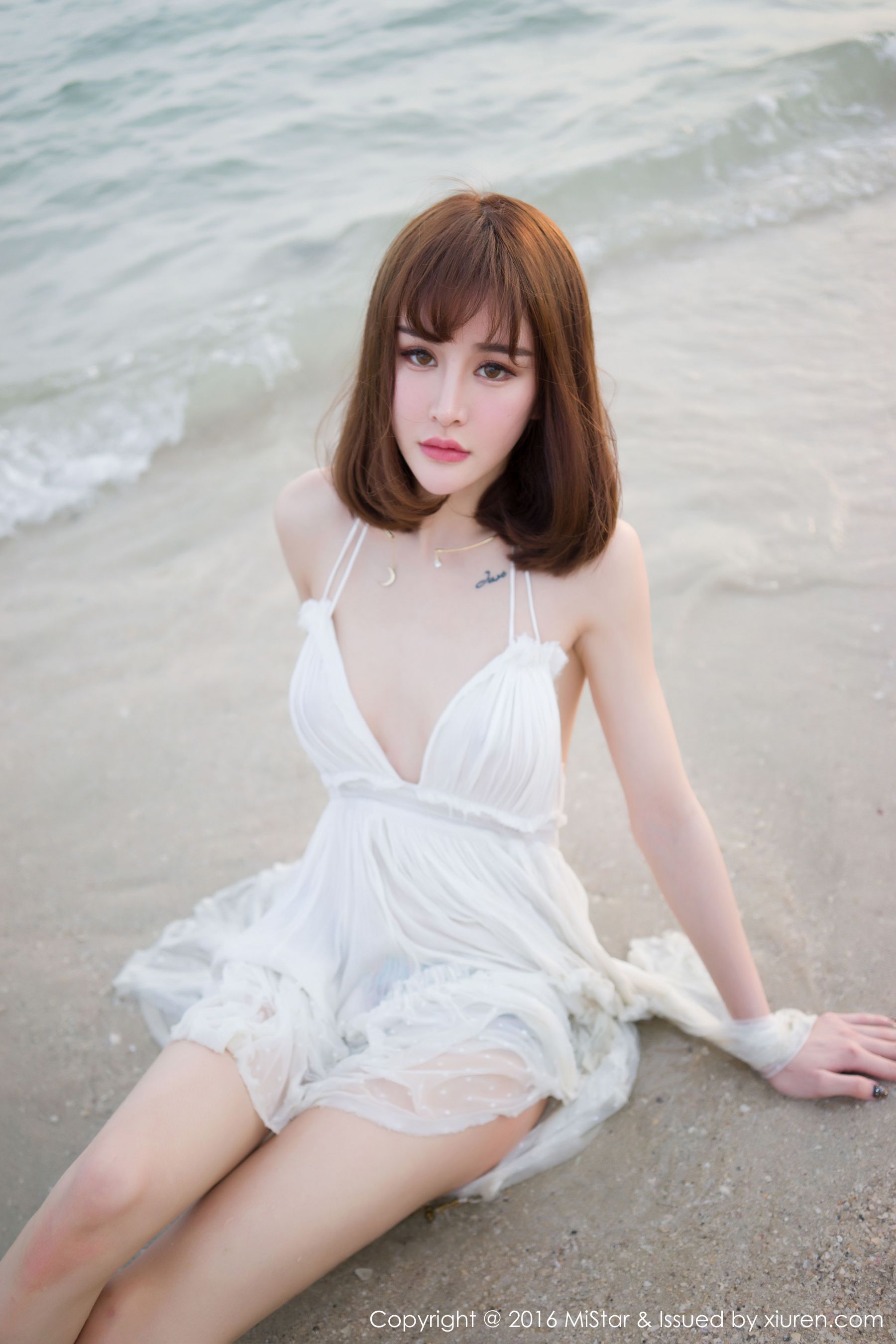 Cheryl青树《海滩湿身+比基尼》 [魅妍社MiStar] Vol.110