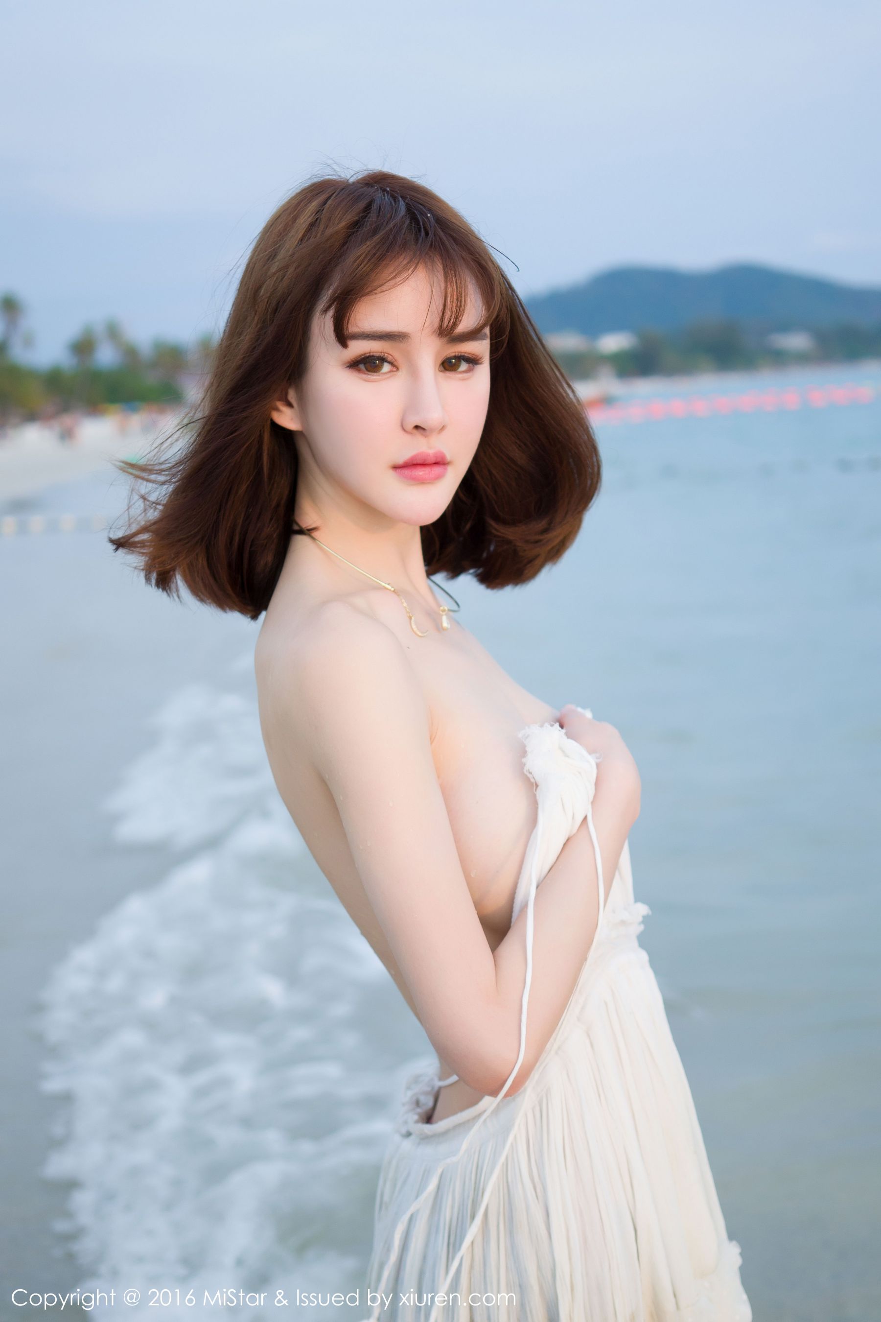 Cheryl青树《海滩湿身+比基尼》 [魅妍社MiStar] Vol.110