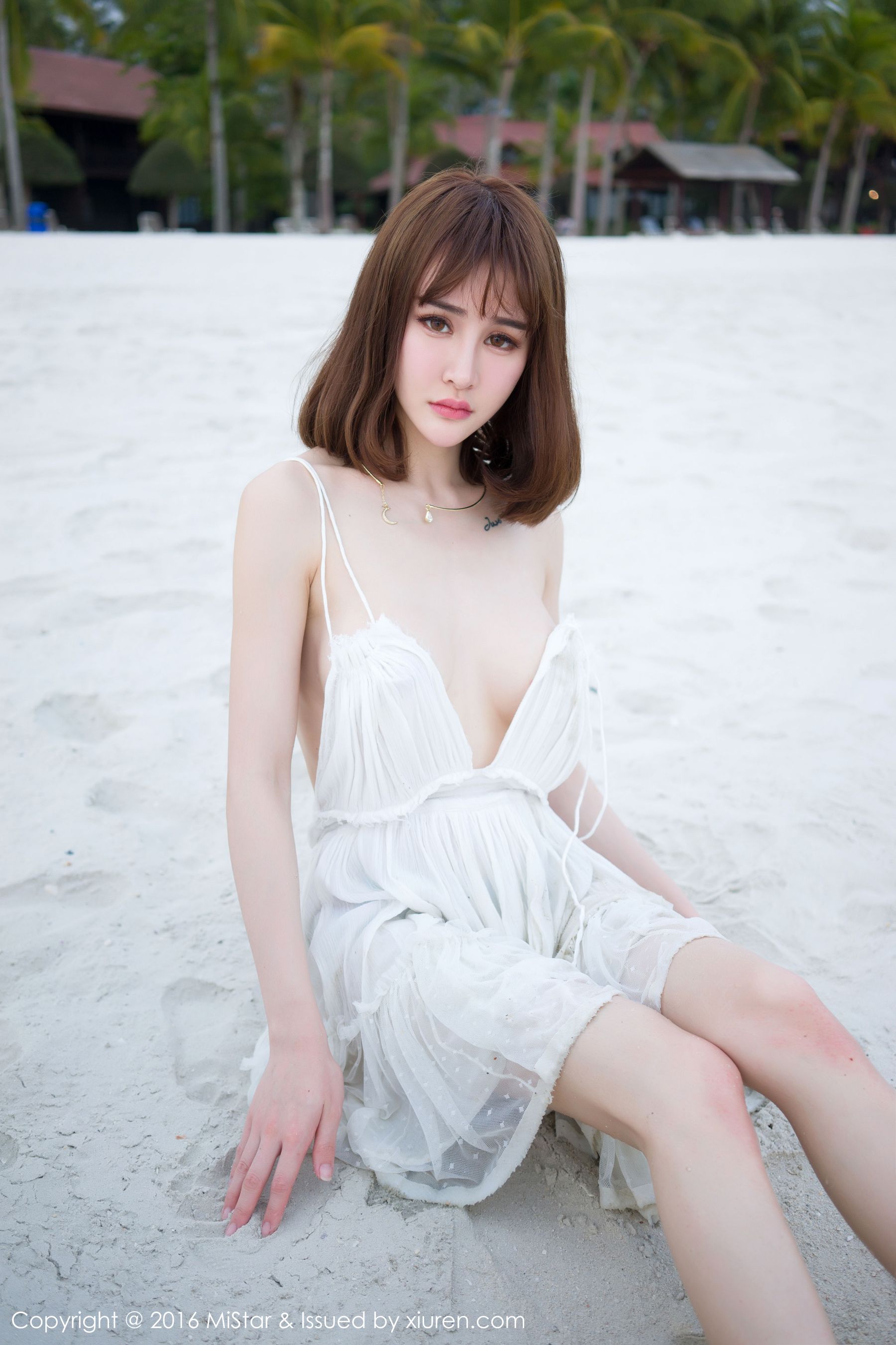 Cheryl青树《海滩湿身+比基尼》 [魅妍社MiStar] Vol.110