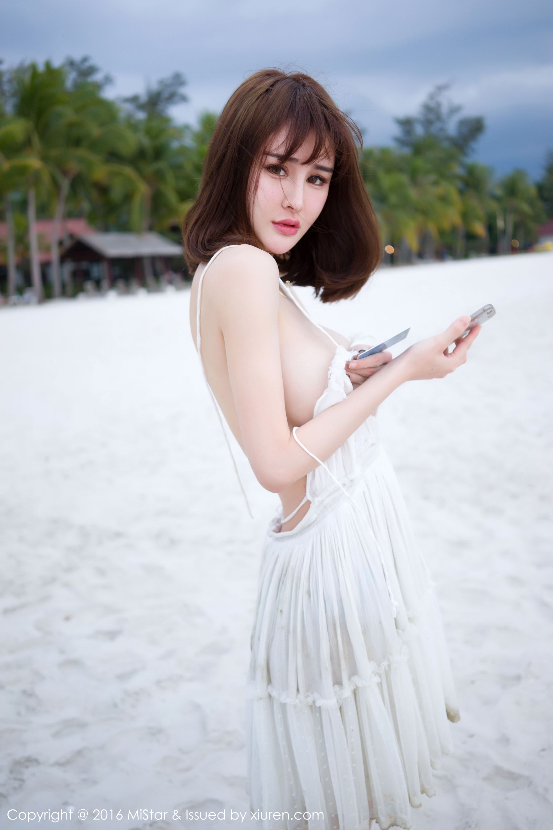 Cheryl青树《海滩湿身+比基尼》 [魅妍社MiStar] Vol.110