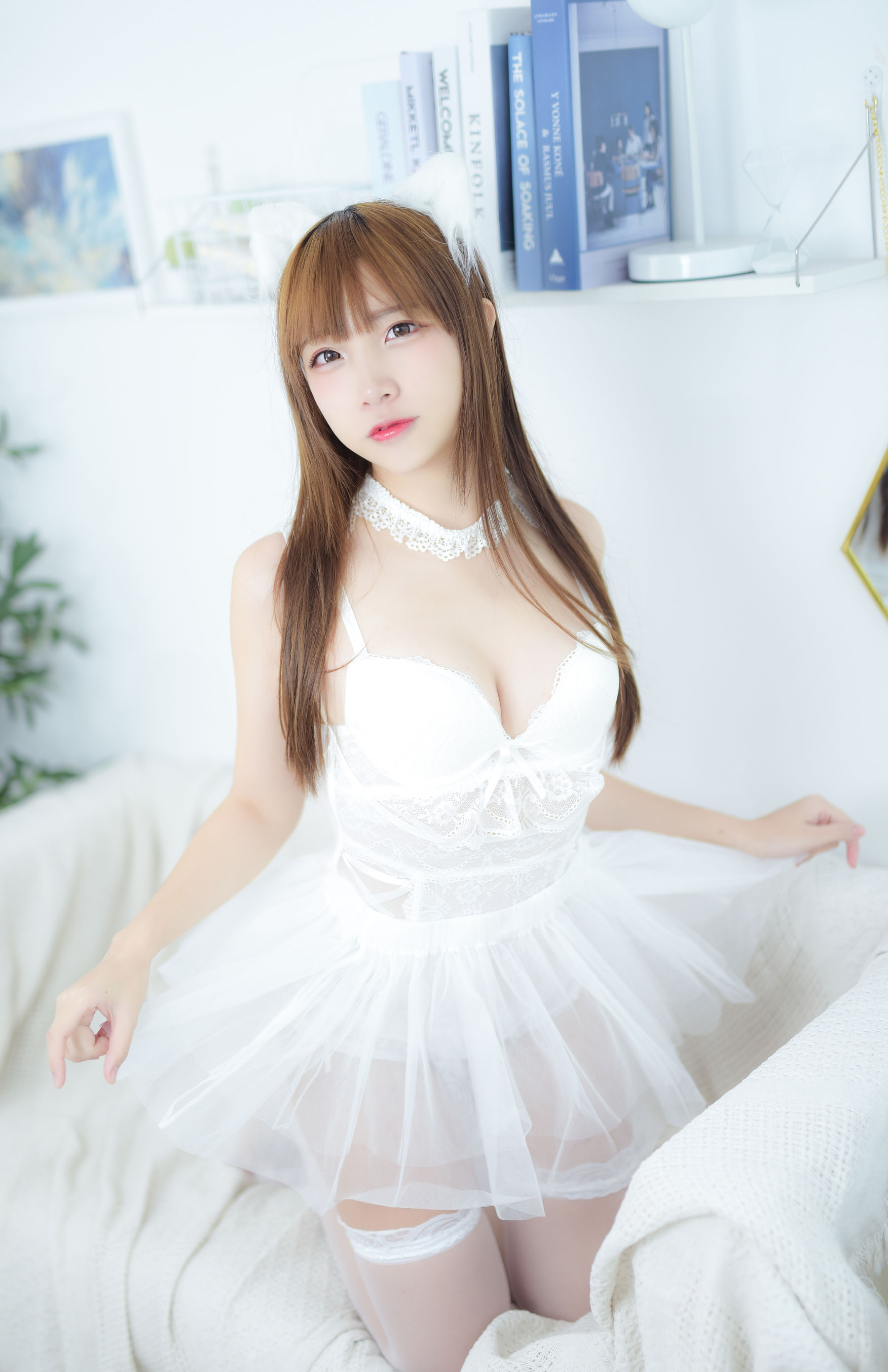 [COS福利] 人气Coser二佐Nisa - 白婚纱