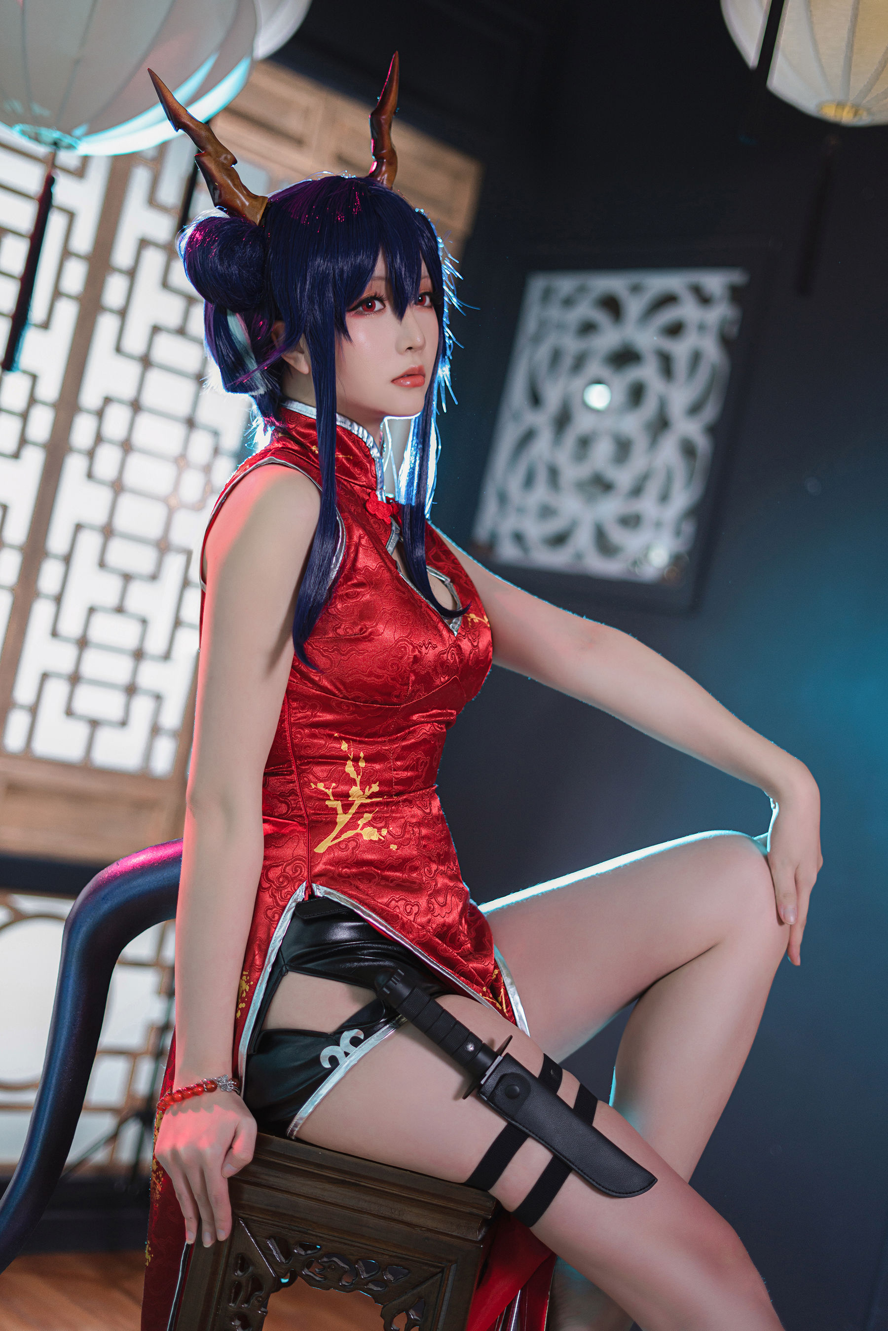 [COS福利] Coser小姐姐星之迟迟 - 明日方舟《陈》