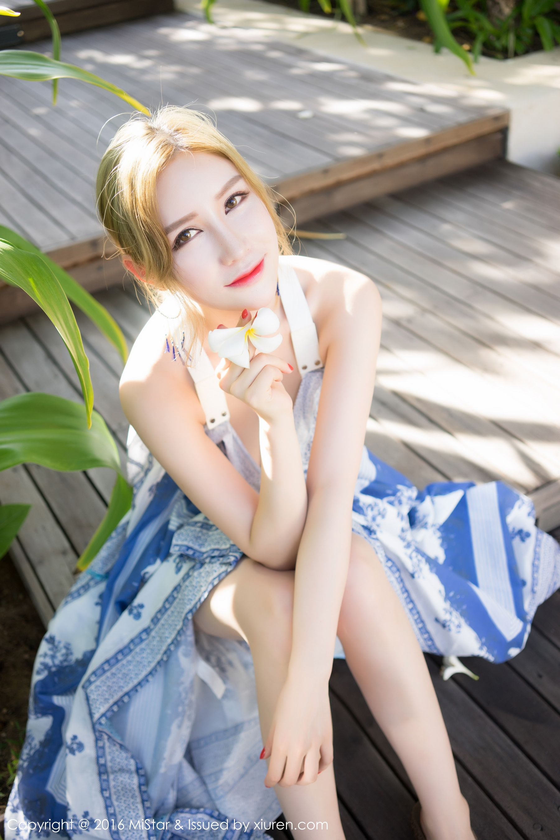 于姬Una《2套长裙+2套泳装》 [魅妍社MiStar] Vol.117