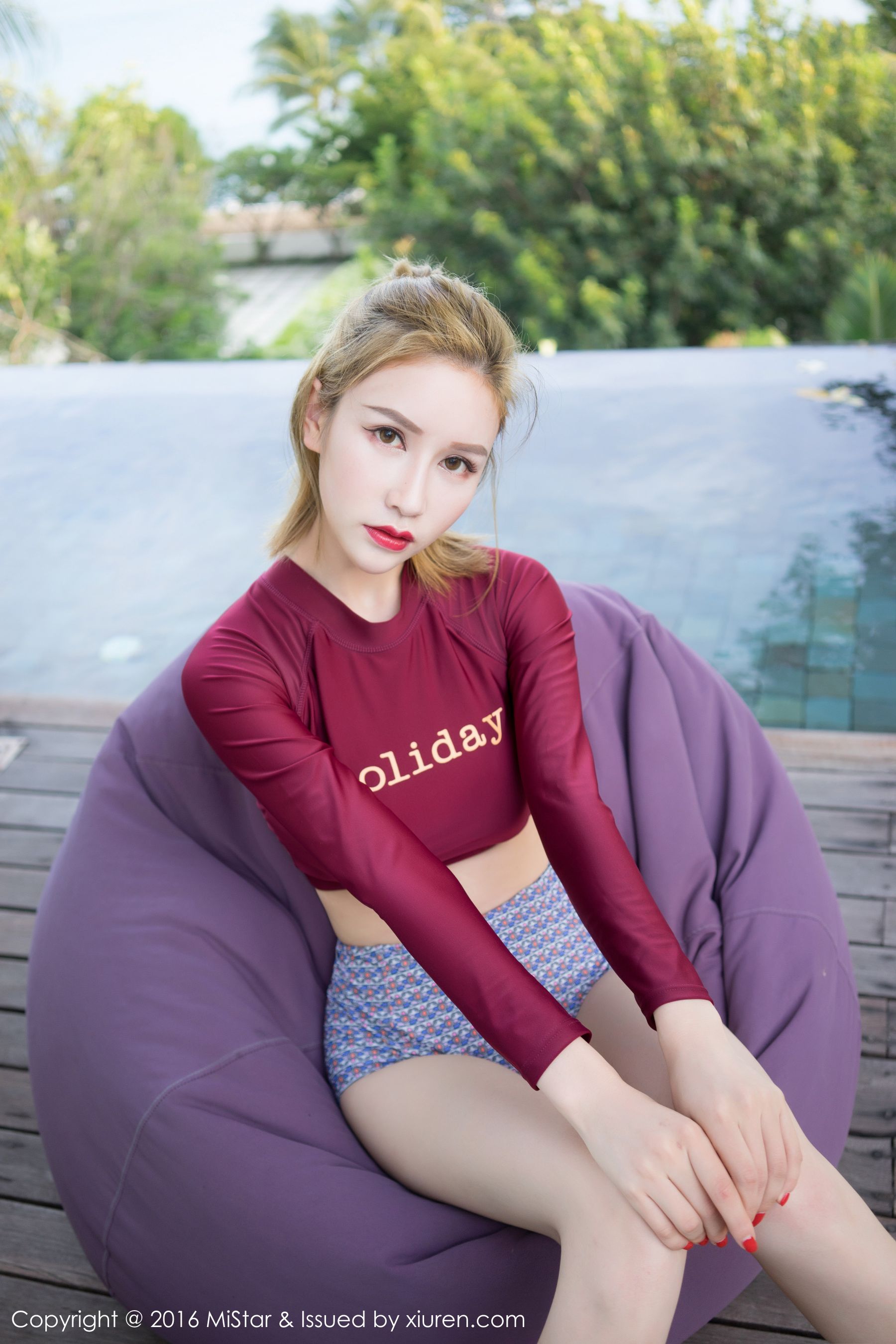 于姬Una《2套长裙+2套泳装》 [魅妍社MiStar] Vol.117
