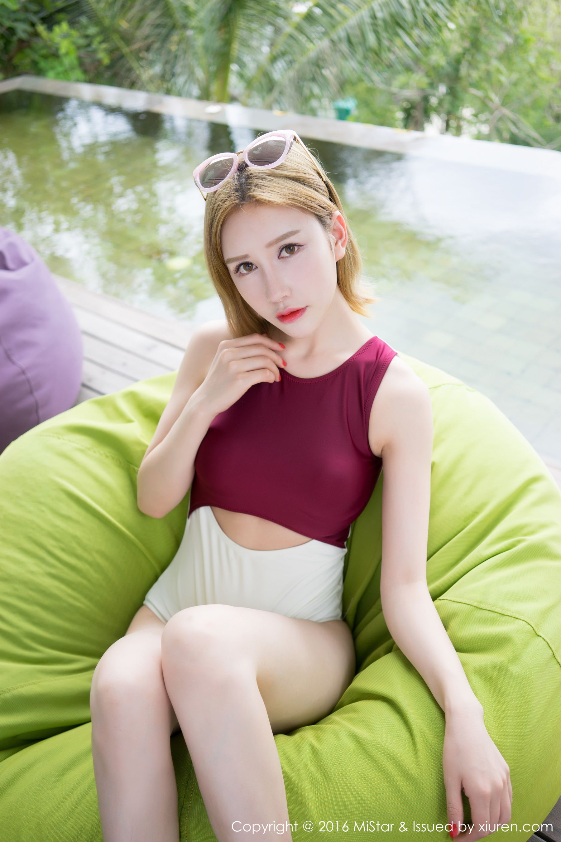 于姬Una《2套长裙+2套泳装》 [魅妍社MiStar] Vol.117