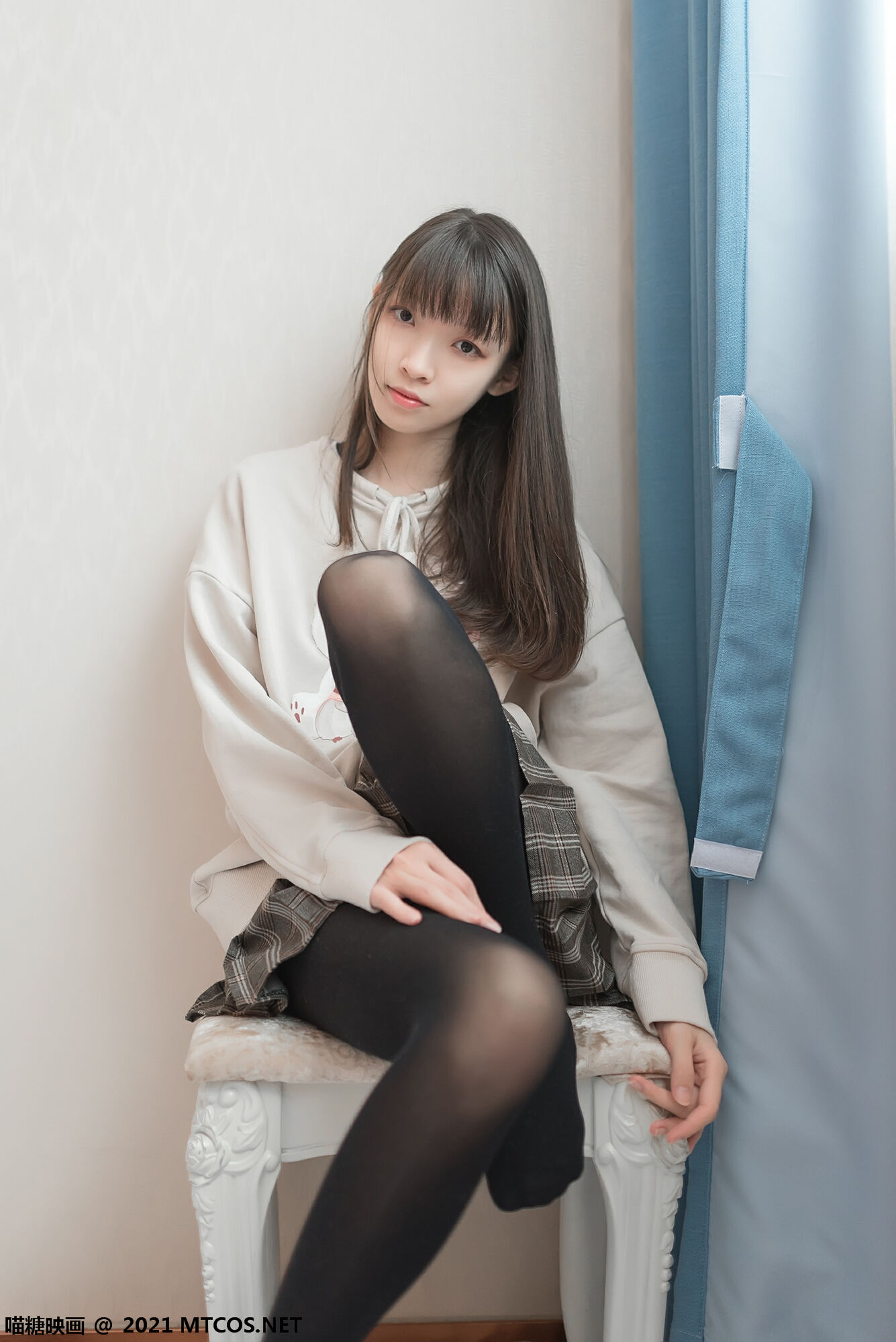 [喵糖映画] VOL.367 九曲Jean 黑直长