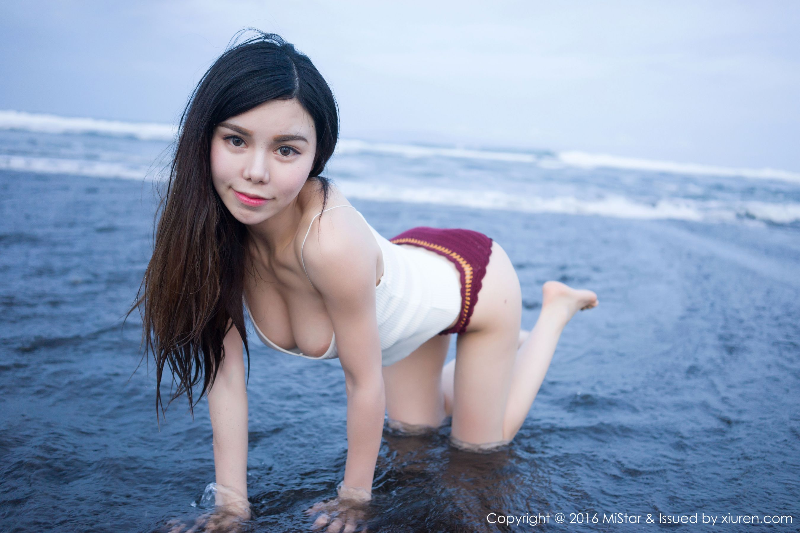 沈佳熹《海边小背心+比基尼》 [魅妍社MiStar] Vol.125
