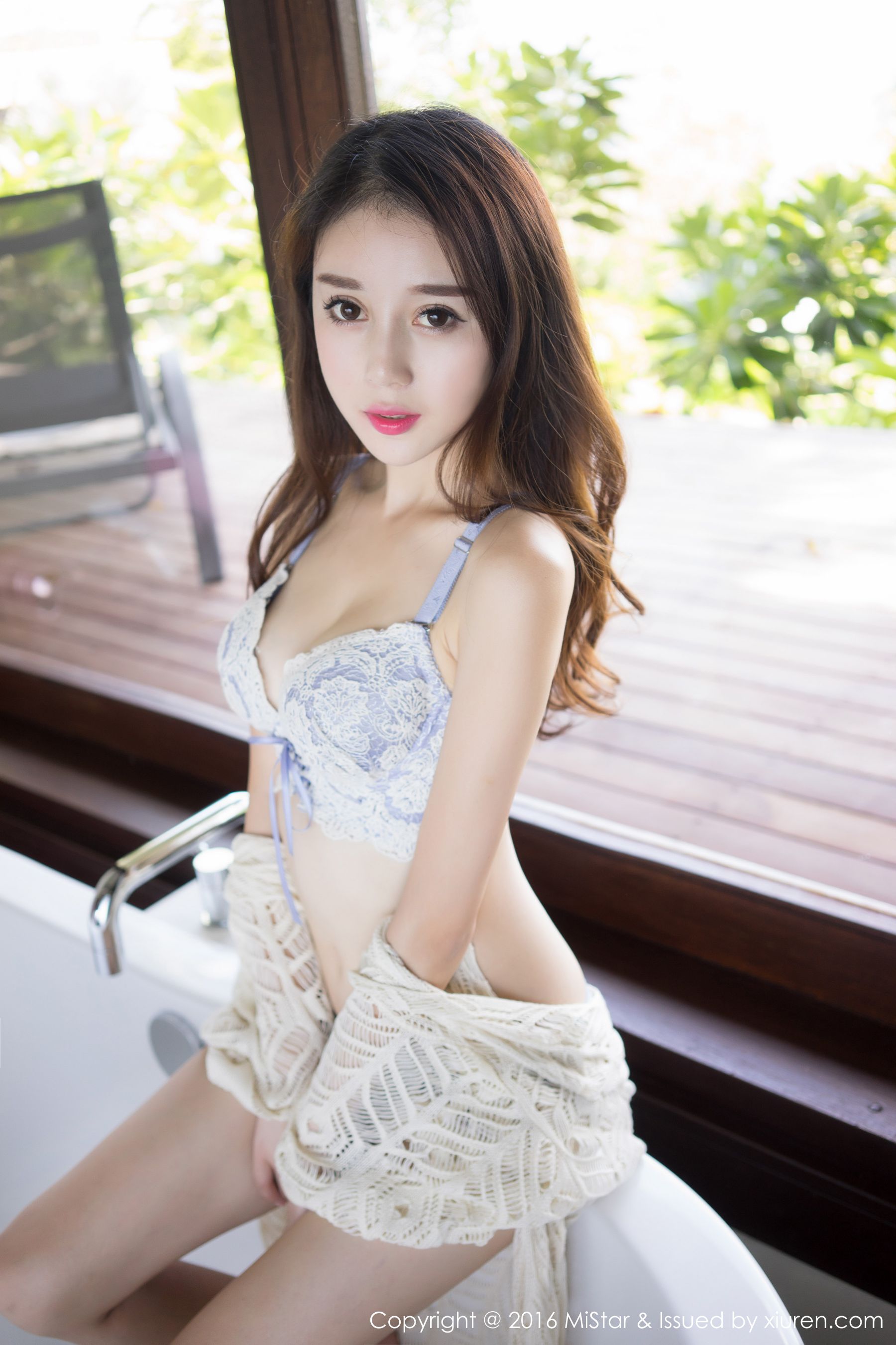 赵小米Kitty《苏梅岛旅拍》甜美内衣+清新长裙 [魅妍社MiStar] Vol.129