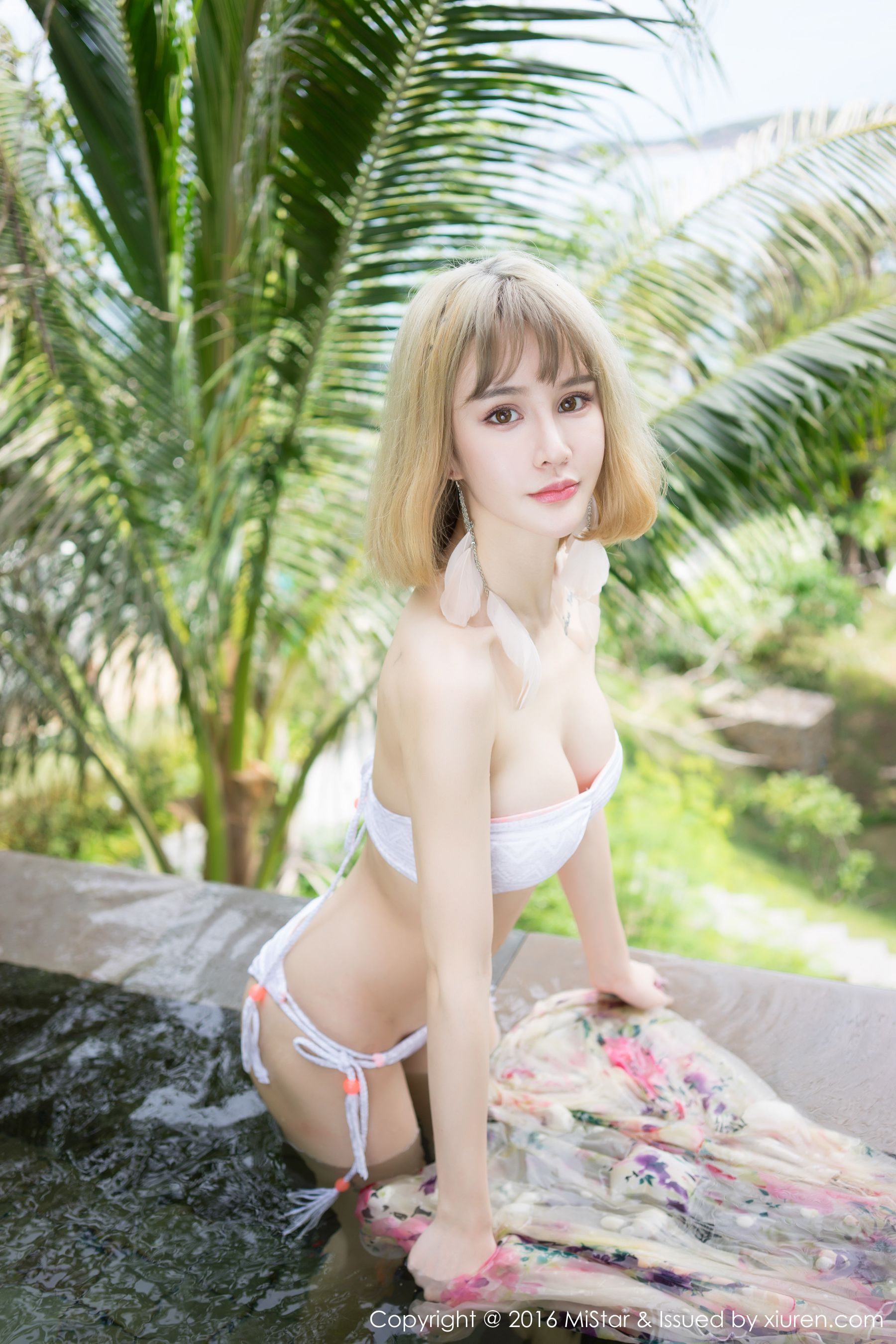Cheryl青树《性感豹纹吊带裙+气质长裙》 [魅妍社MiStar] Vol.131