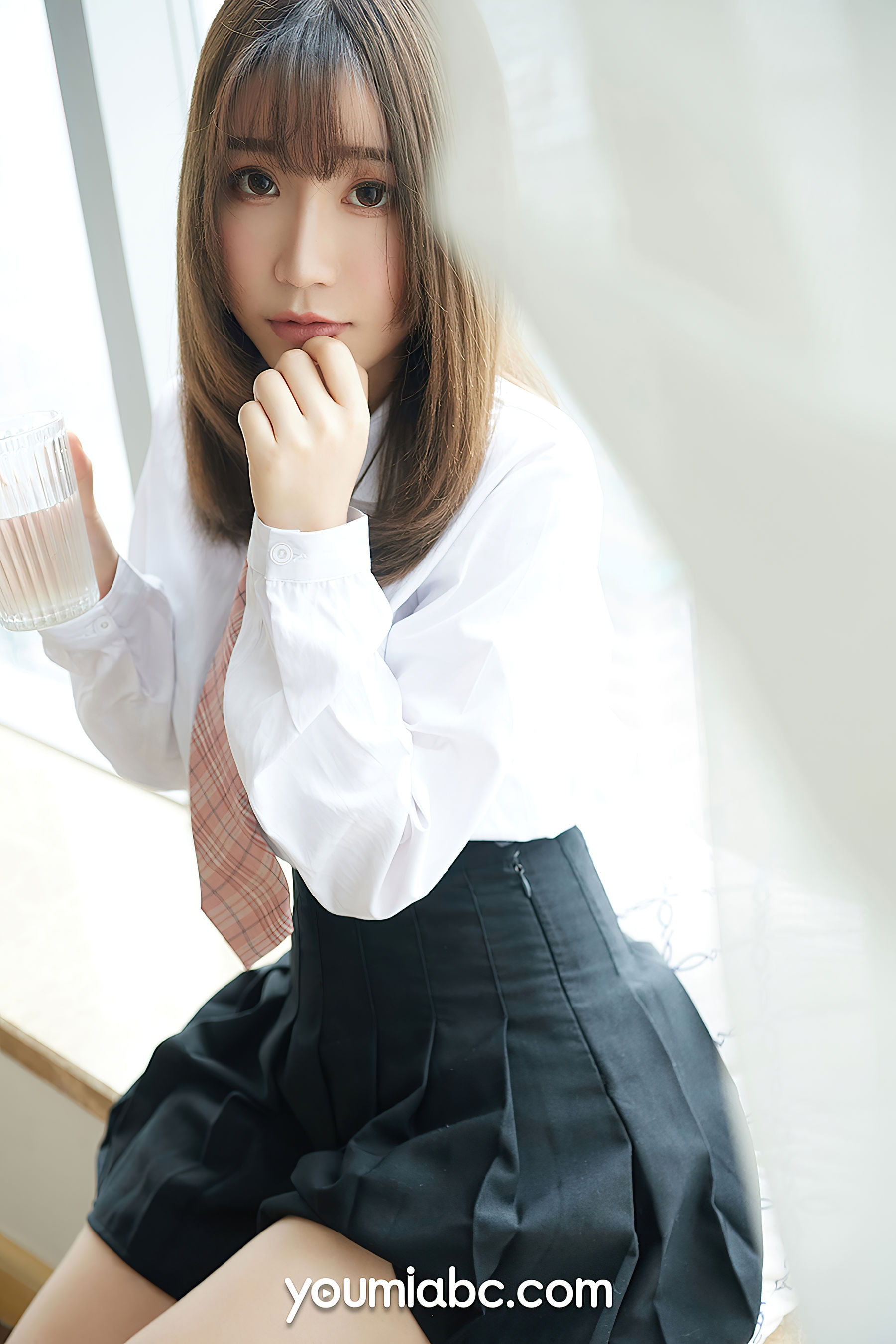 [尤蜜YouMiabc]  绯月樱-Cherry 学生妹の制服诱惑