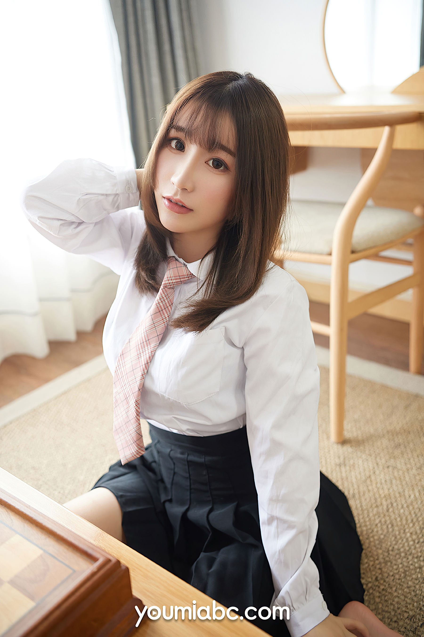 [尤蜜YouMiabc]  绯月樱-Cherry 学生妹の制服诱惑