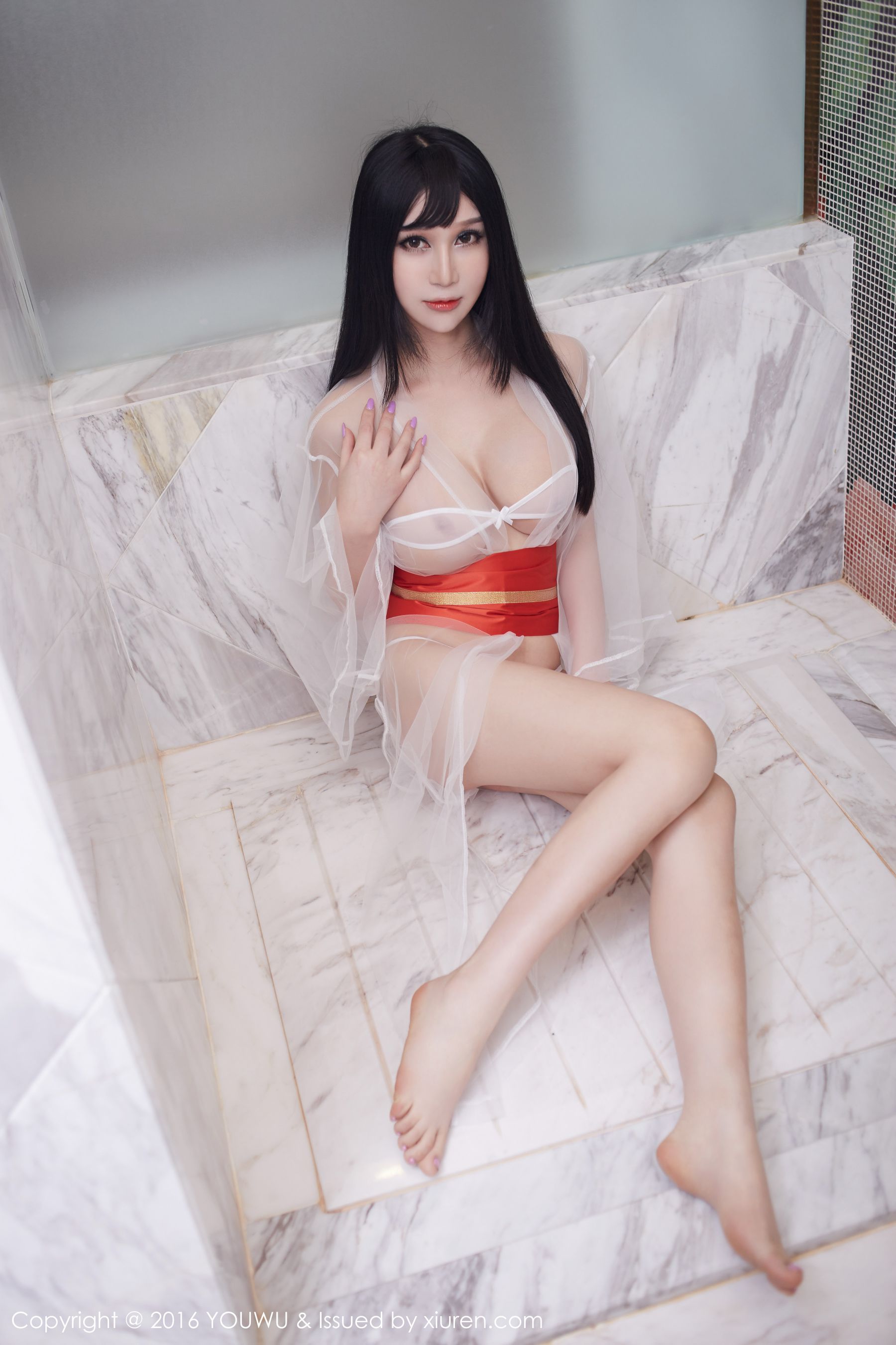 李宓儿《情趣性感内衣+透视薄纱》 [尤物馆YouWu] Vol.003