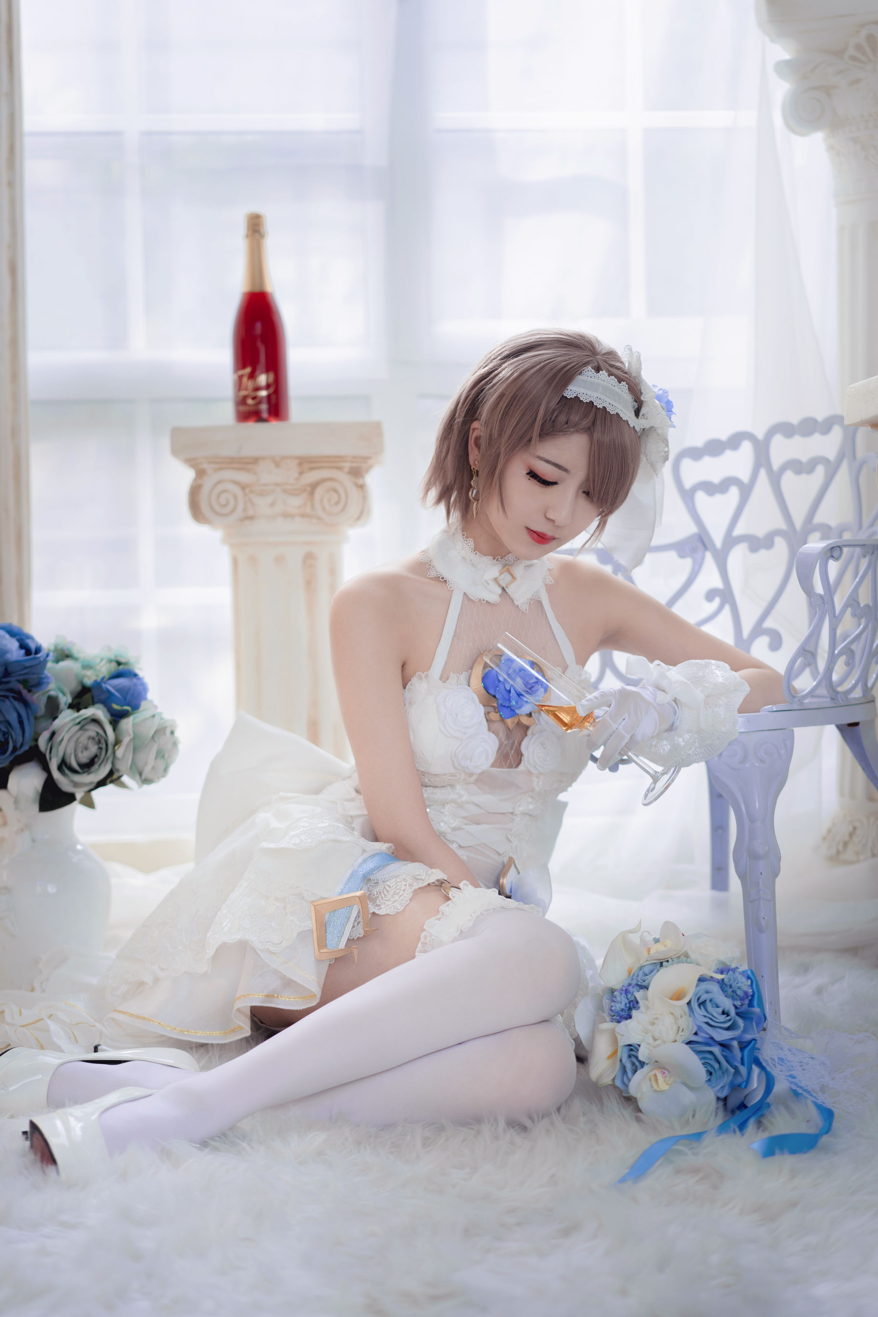 [COS福利] 小姐姐弥音音ww - 丽塔 花嫁