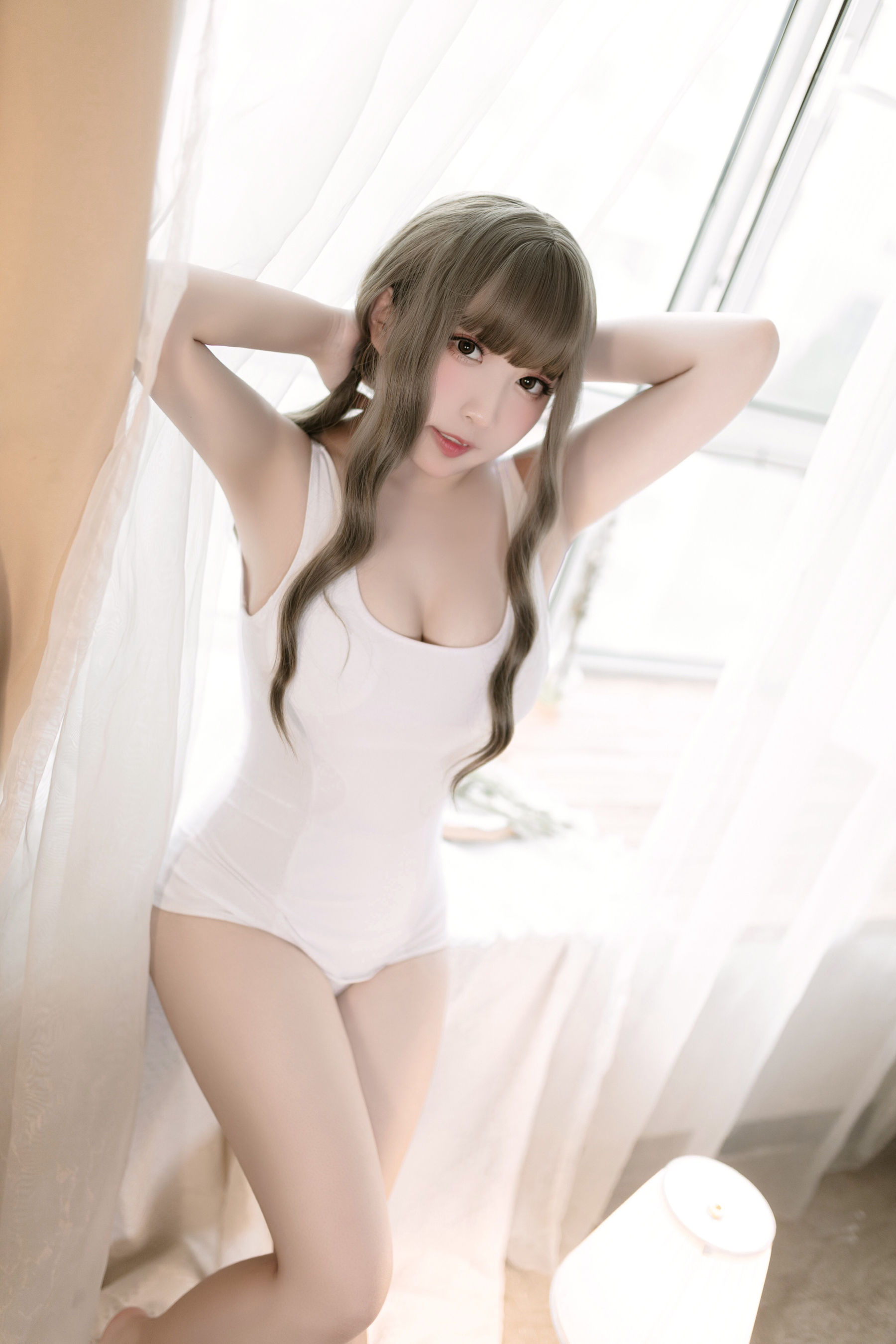 [COS福利] 动漫博主貓田聖奈奈 - 白色死库水