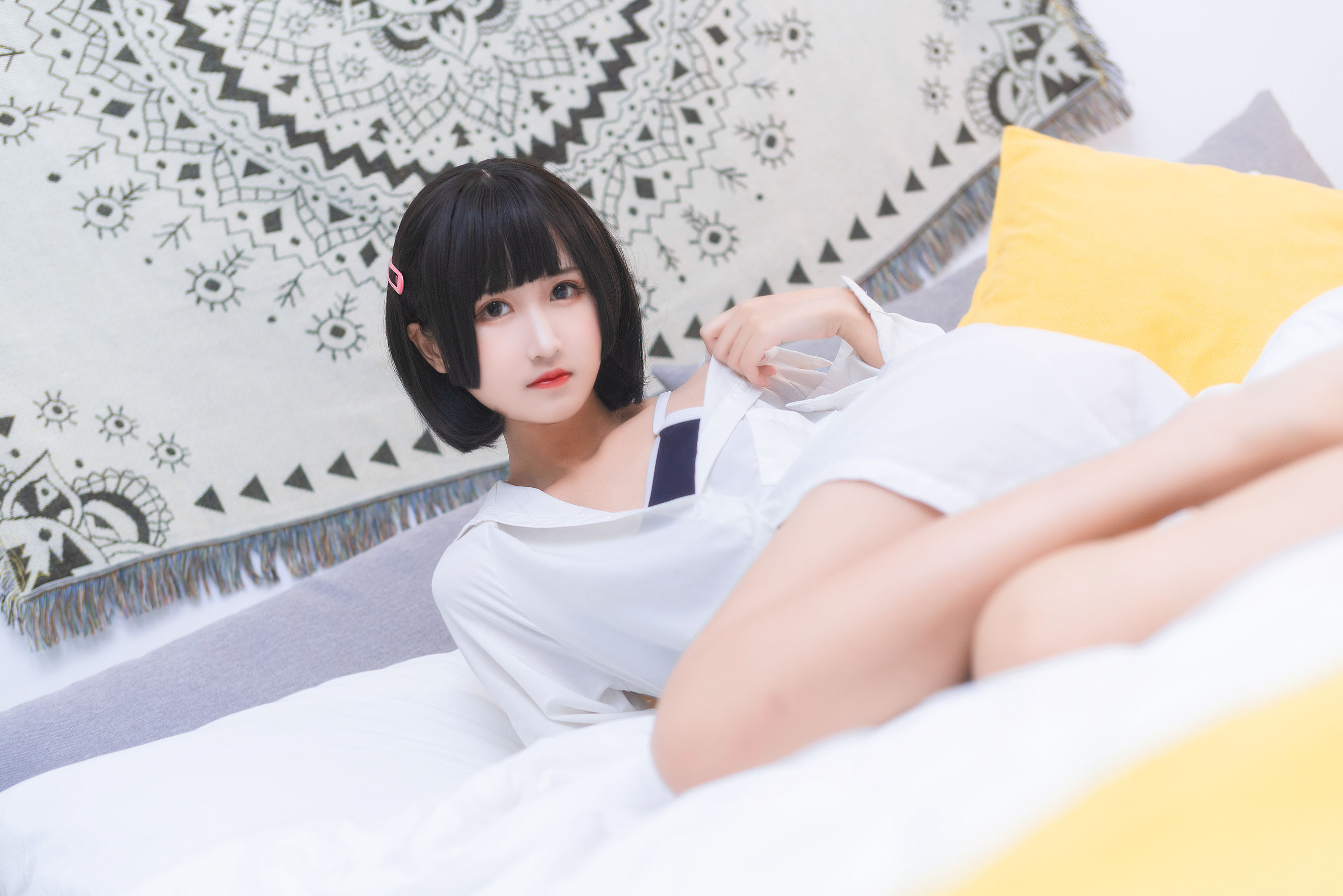 [COS福利] 微博妹子三度_69 - 衬衫日常