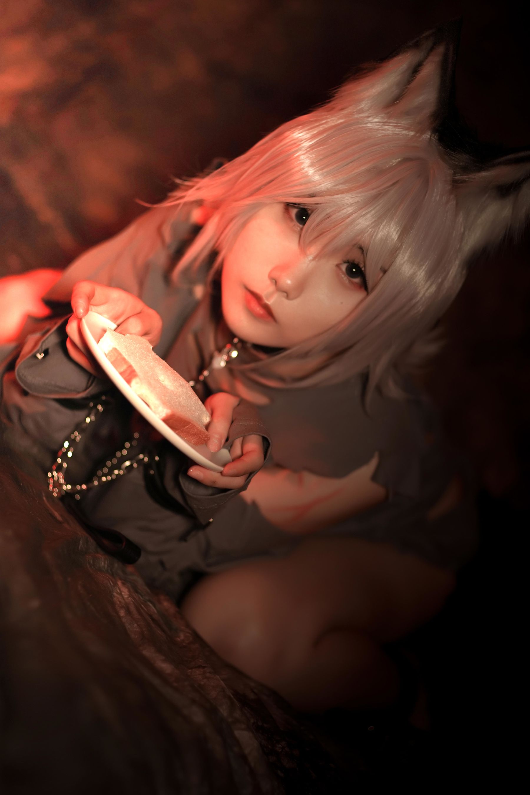 [COS福利] 动漫博主曉美媽 - 奴隶狼少女