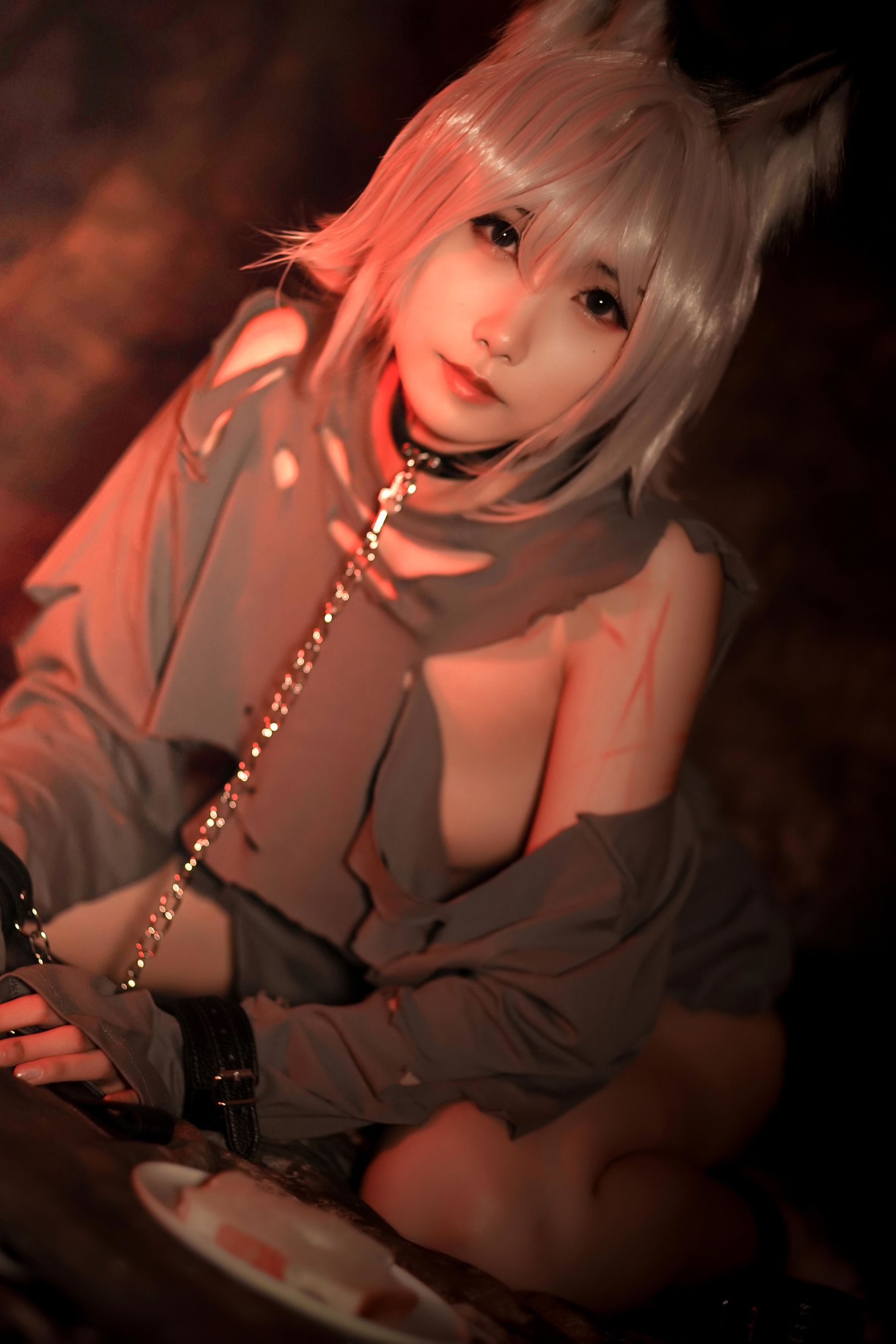 [COS福利] 动漫博主曉美媽 - 奴隶狼少女