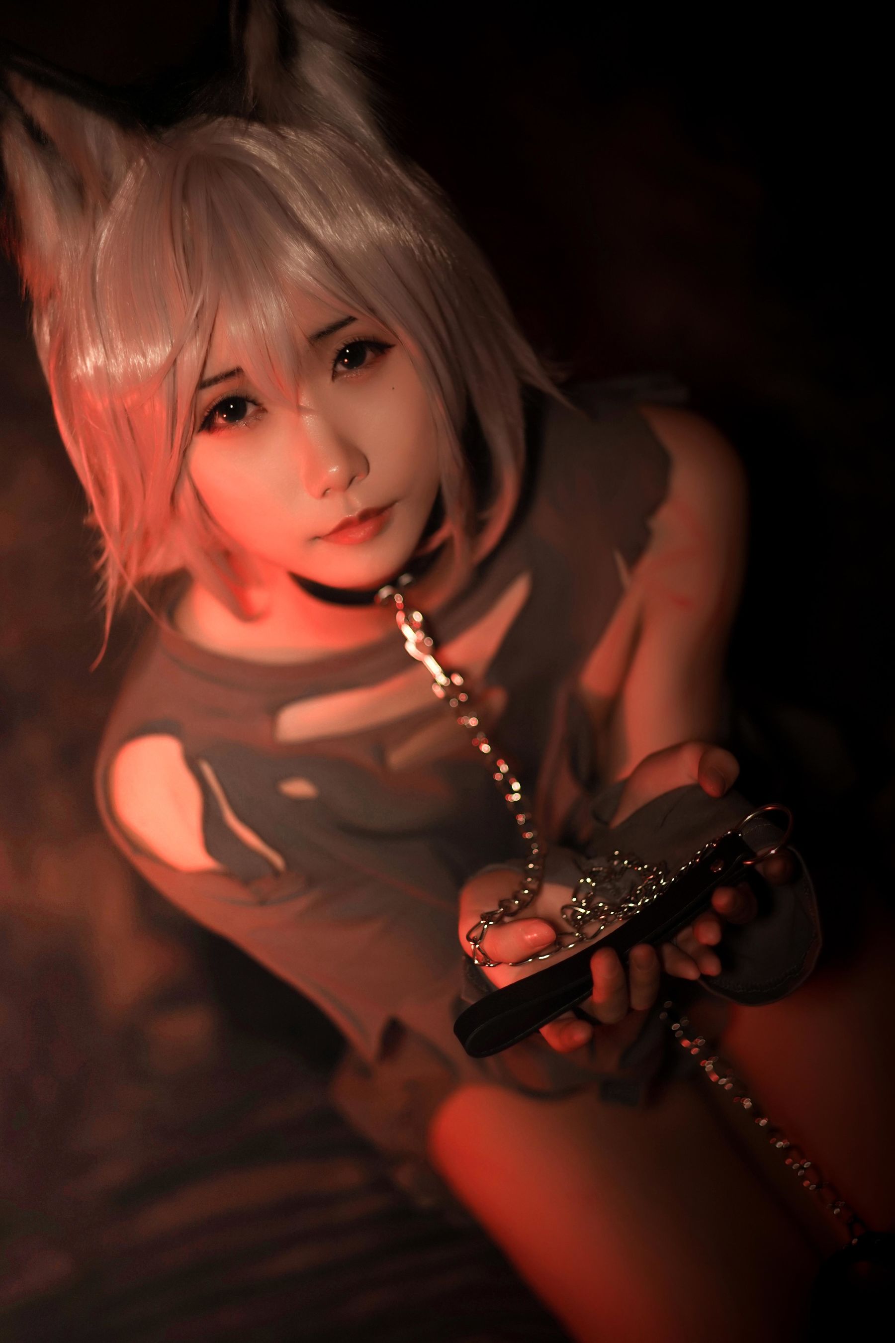 [COS福利] 动漫博主曉美媽 - 奴隶狼少女
