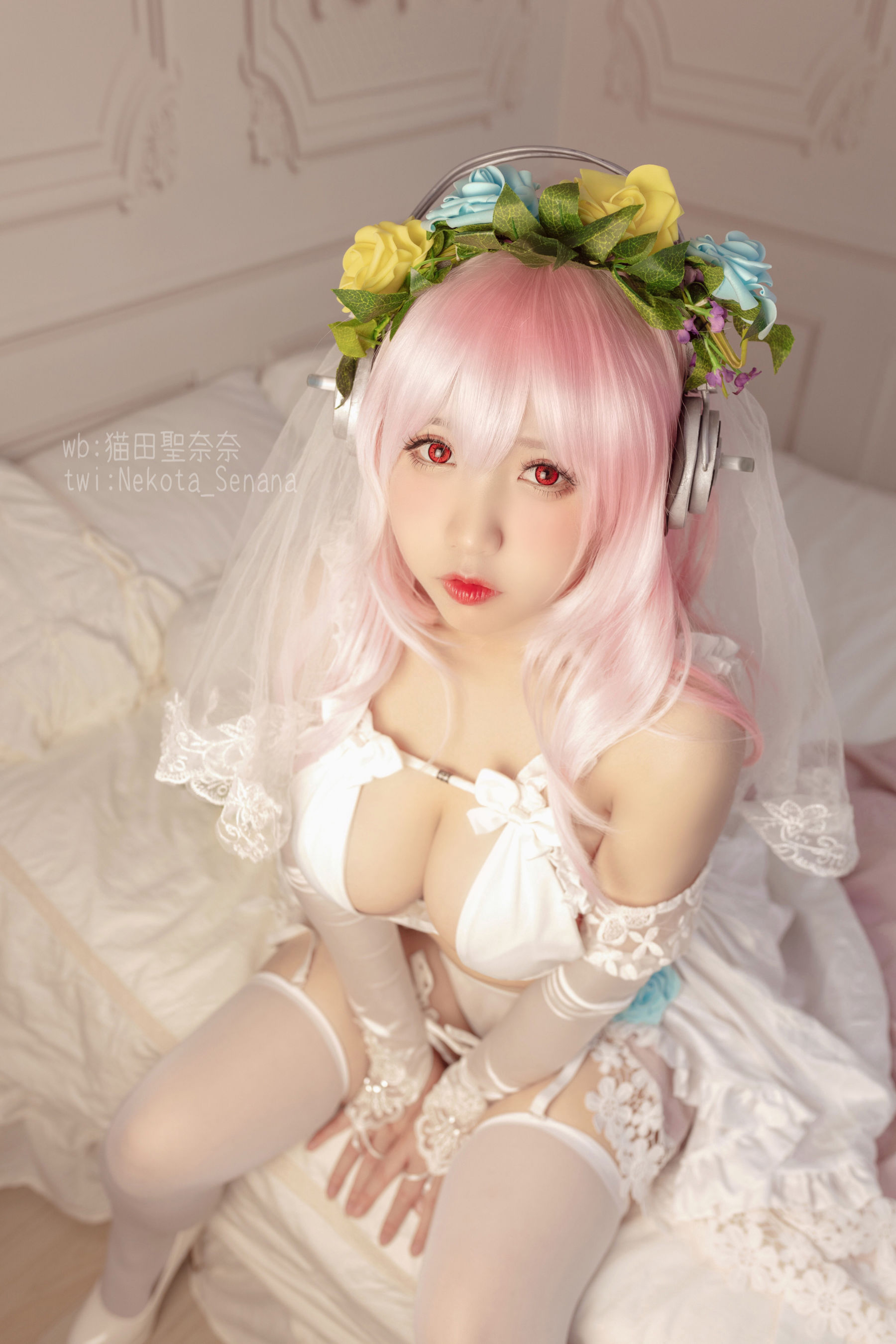 [COS福利] 动漫博主貓田聖奈奈 - 索尼子十周年花嫁