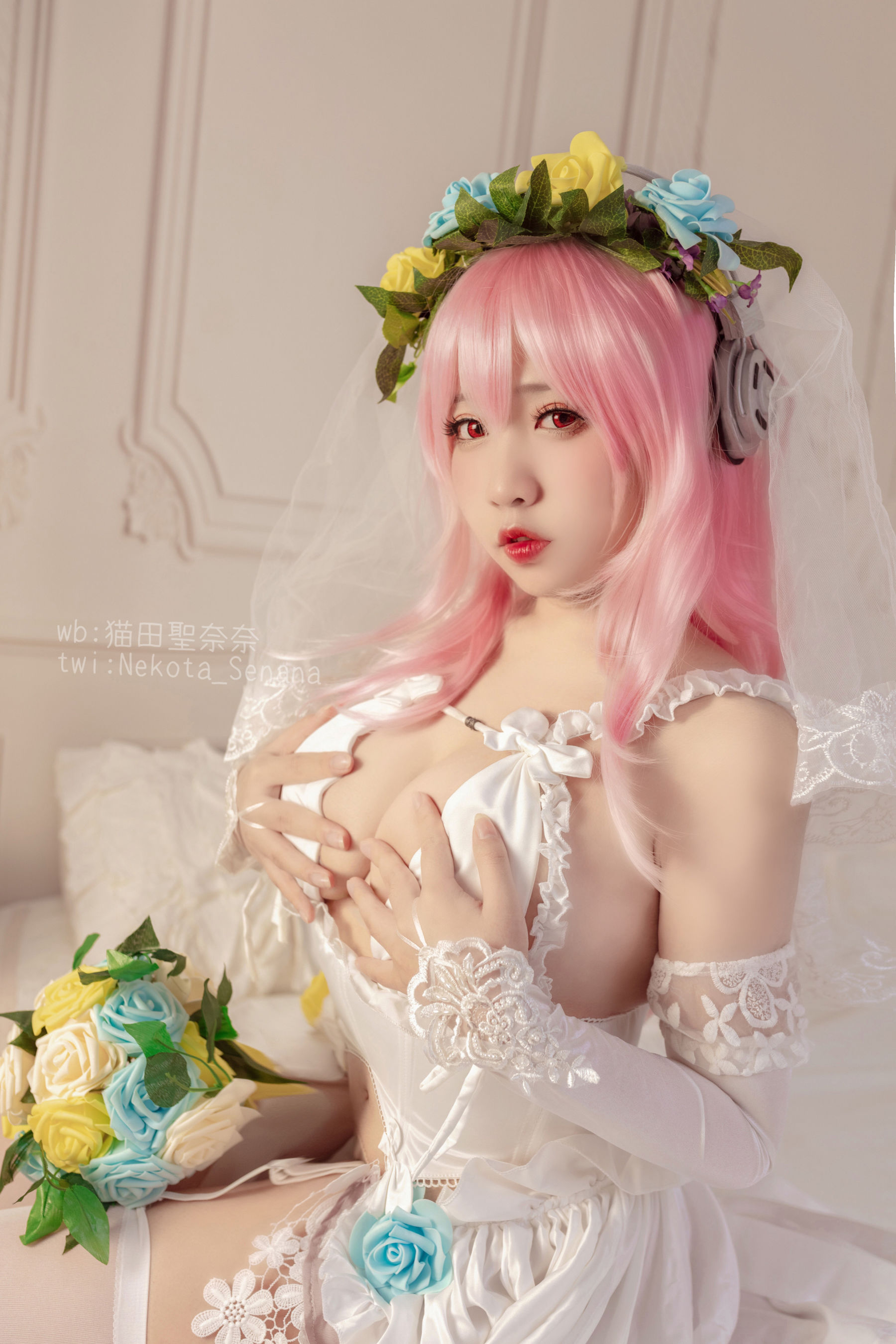 [COS福利] 动漫博主貓田聖奈奈 - 索尼子十周年花嫁
