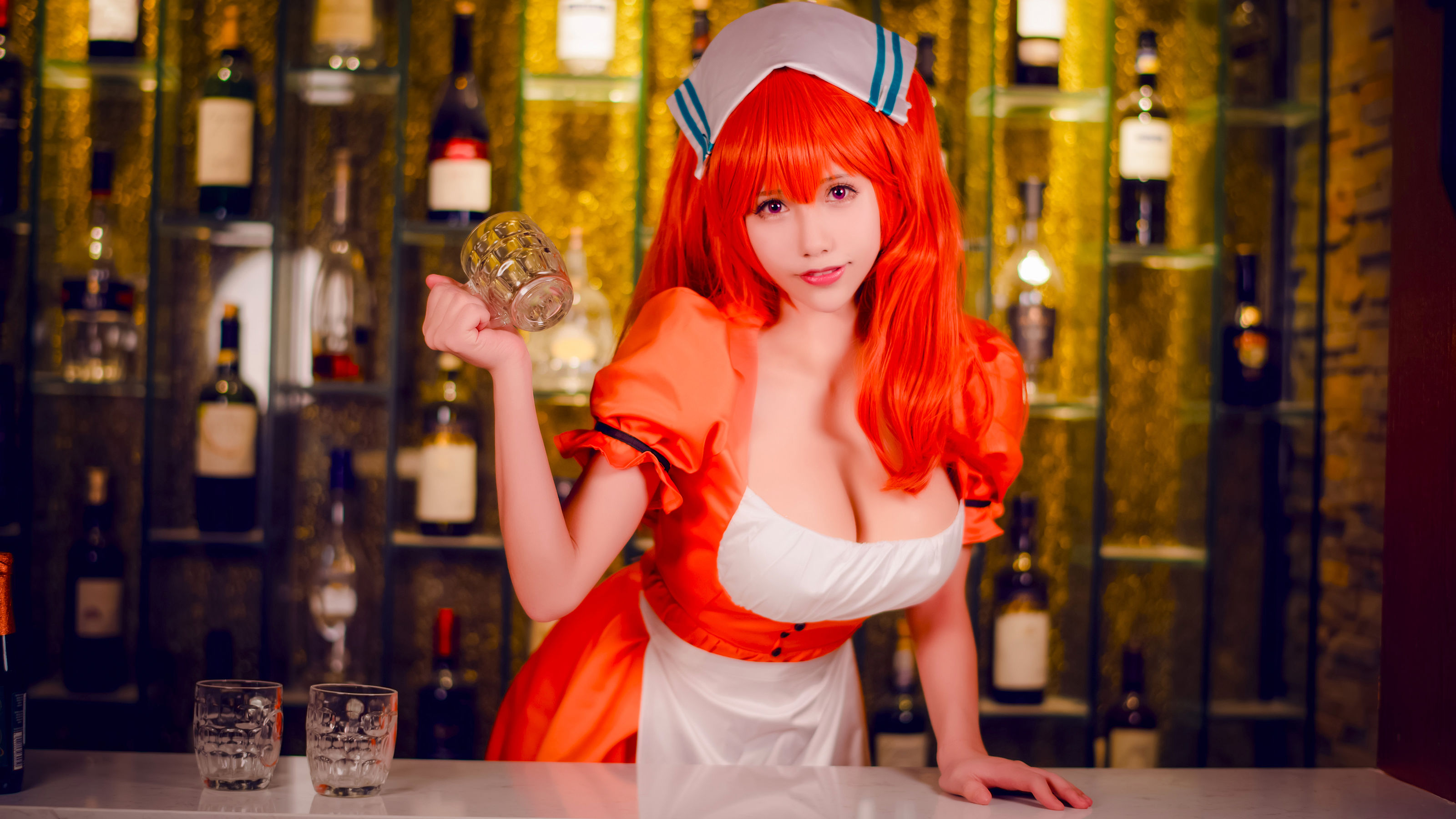 [COS福利] The Vagrant Cosplay Album - 蓬莱山雅祈《酒吧萝莉》