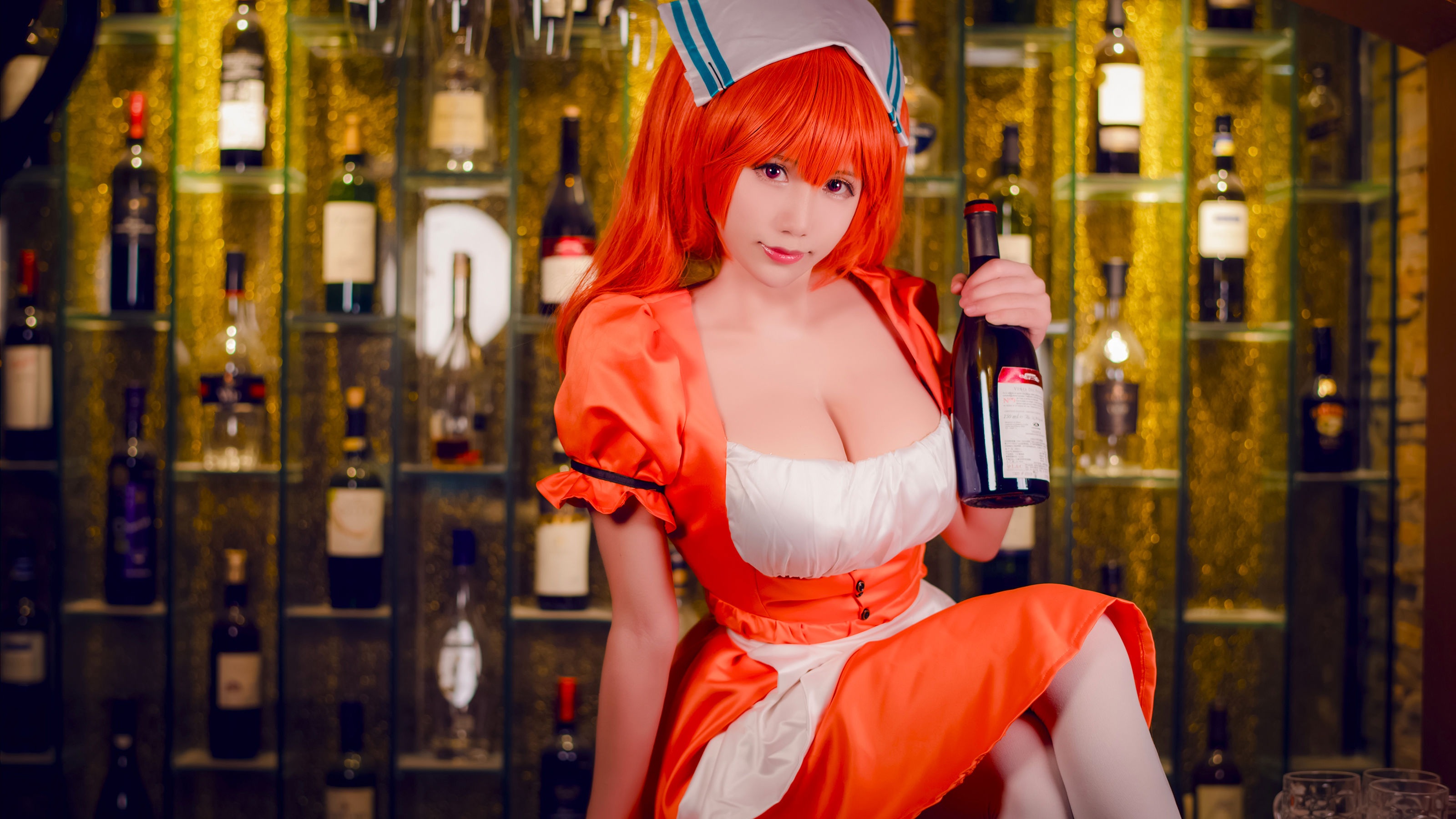 [COS福利] The Vagrant Cosplay Album - 蓬莱山雅祈《酒吧萝莉》