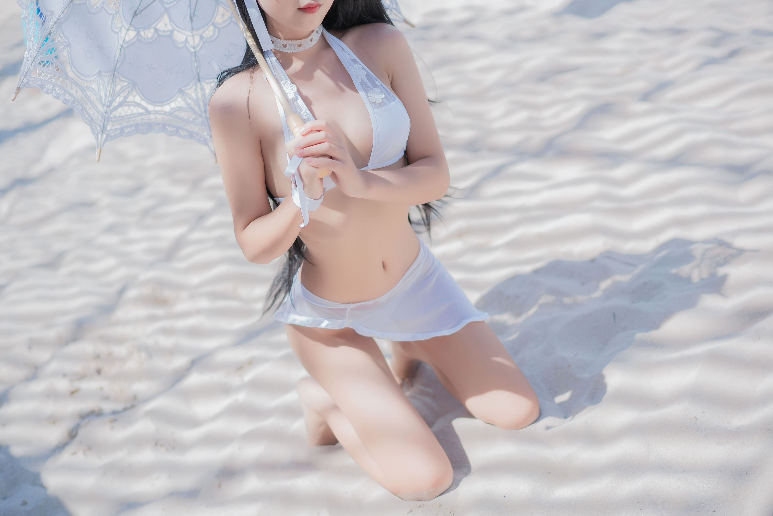 [COS福利] 阳光美少女萌芽儿o0 - 爱宕泳装