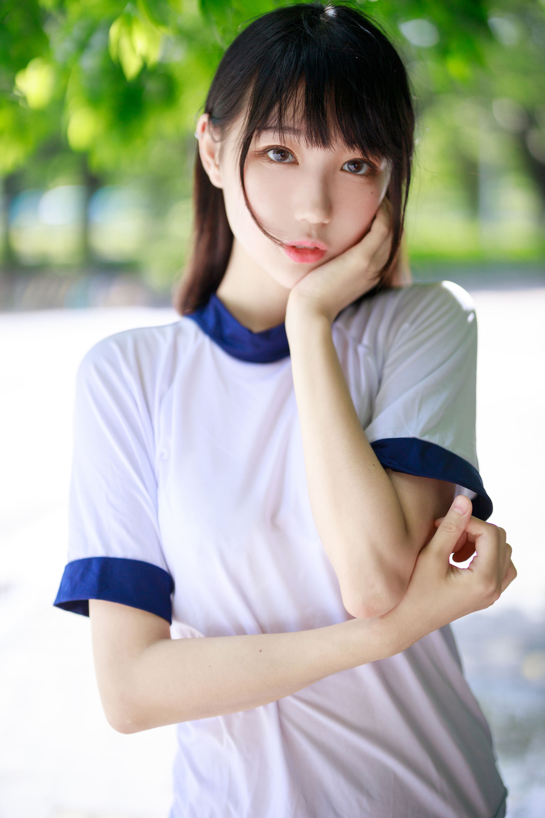 [COS福利] 周叽是可爱兔兔 - 体操服