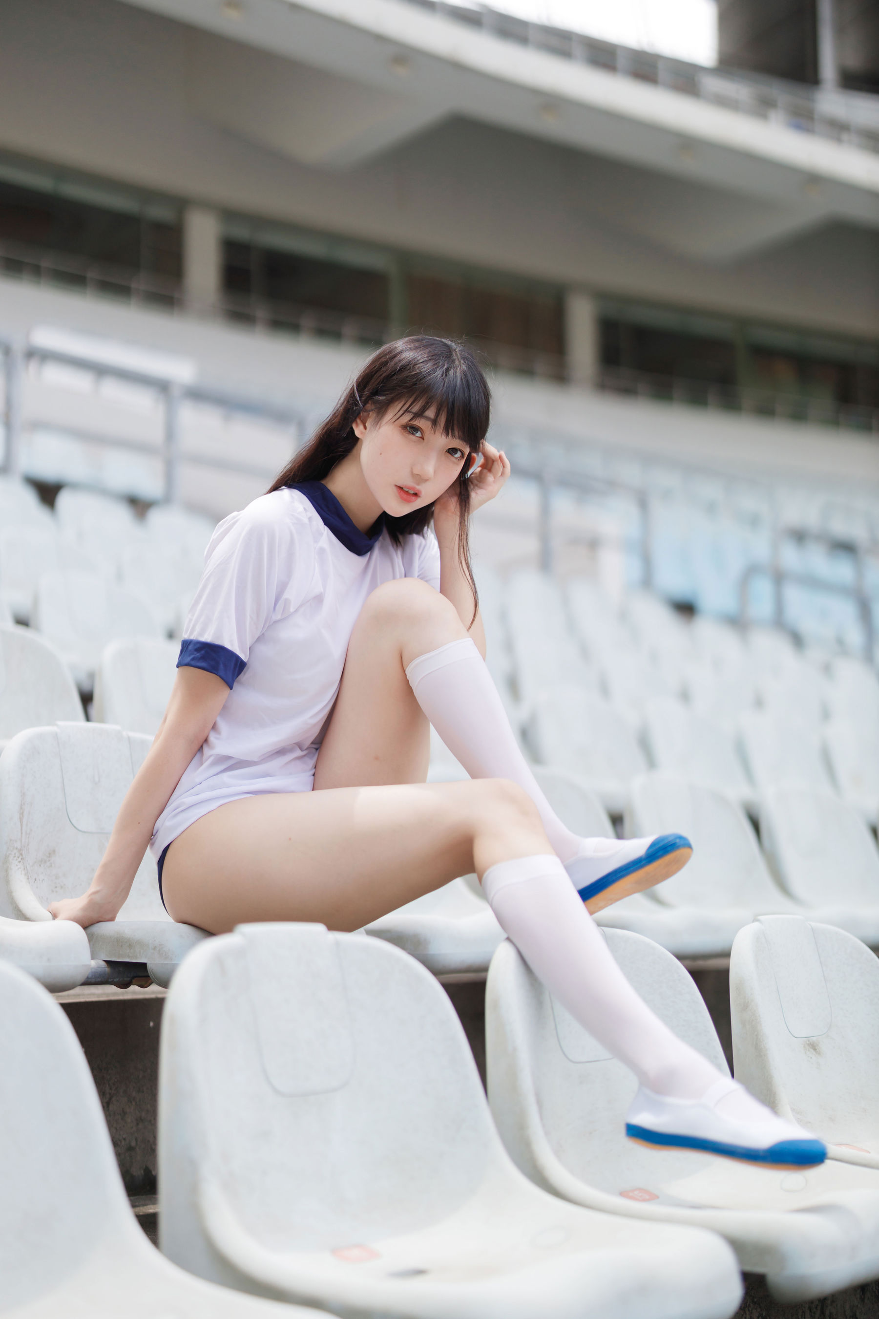 [COS福利] 周叽是可爱兔兔 - 体操服