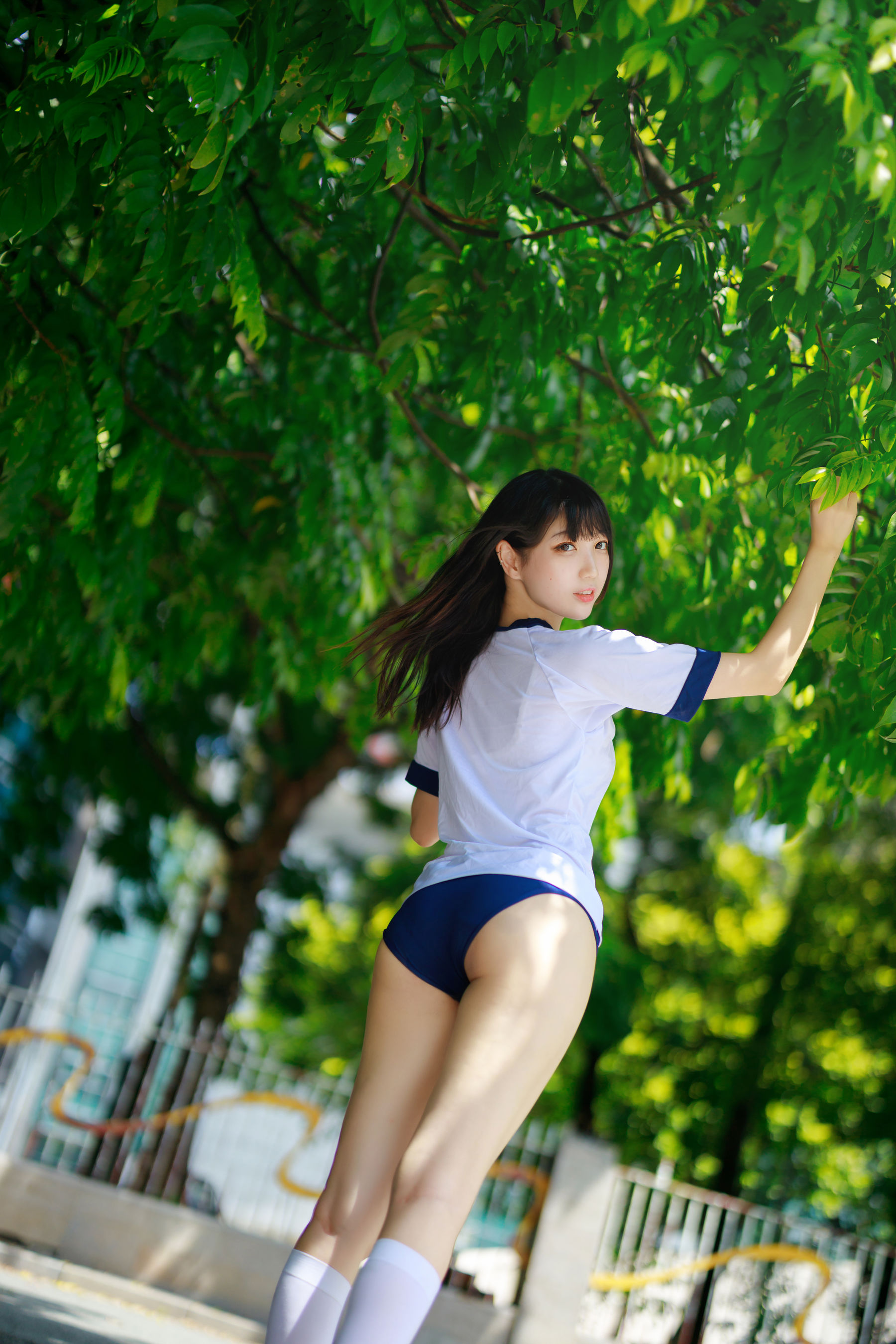 [COS福利] 周叽是可爱兔兔 - 体操服