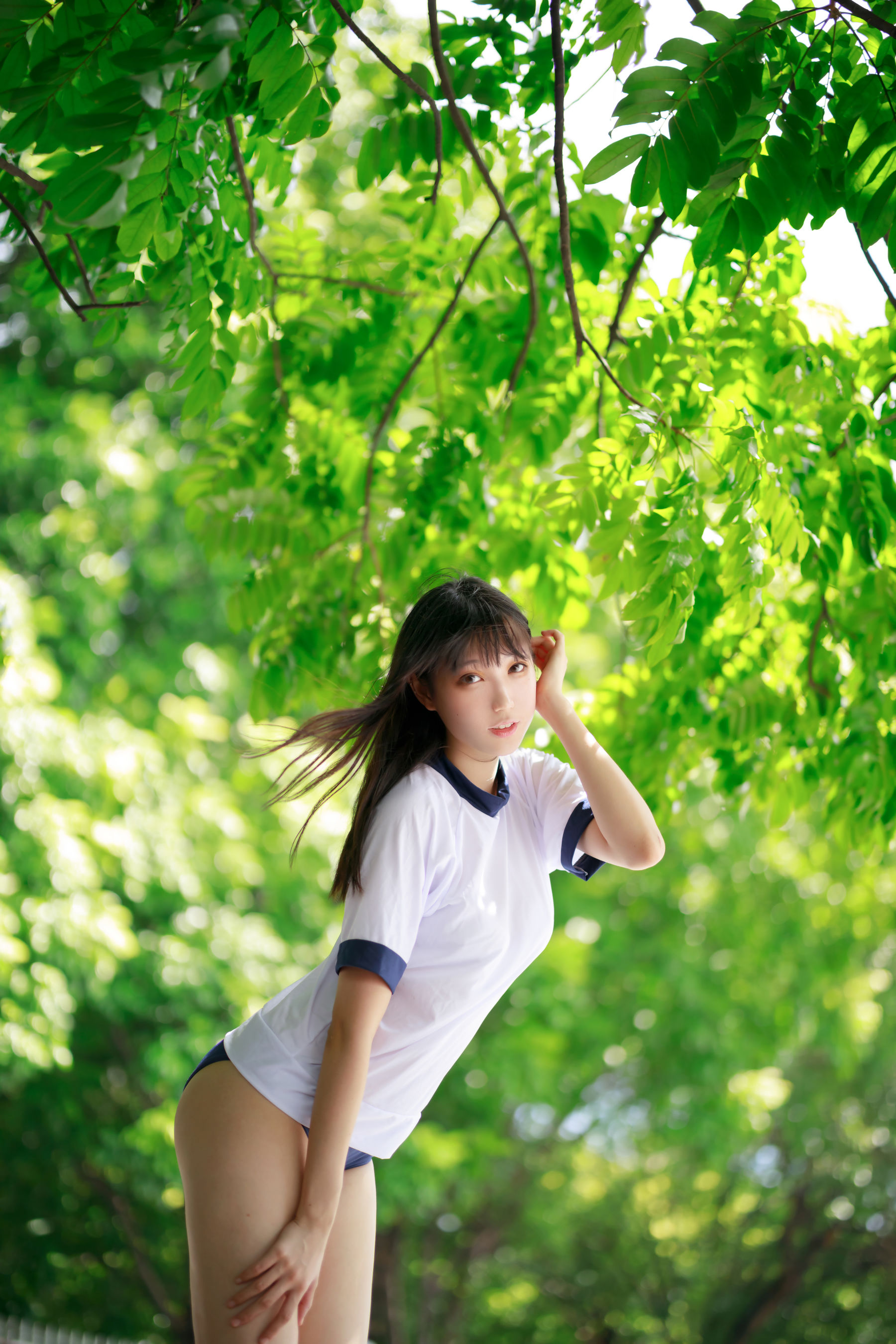 [COS福利] 周叽是可爱兔兔 - 体操服