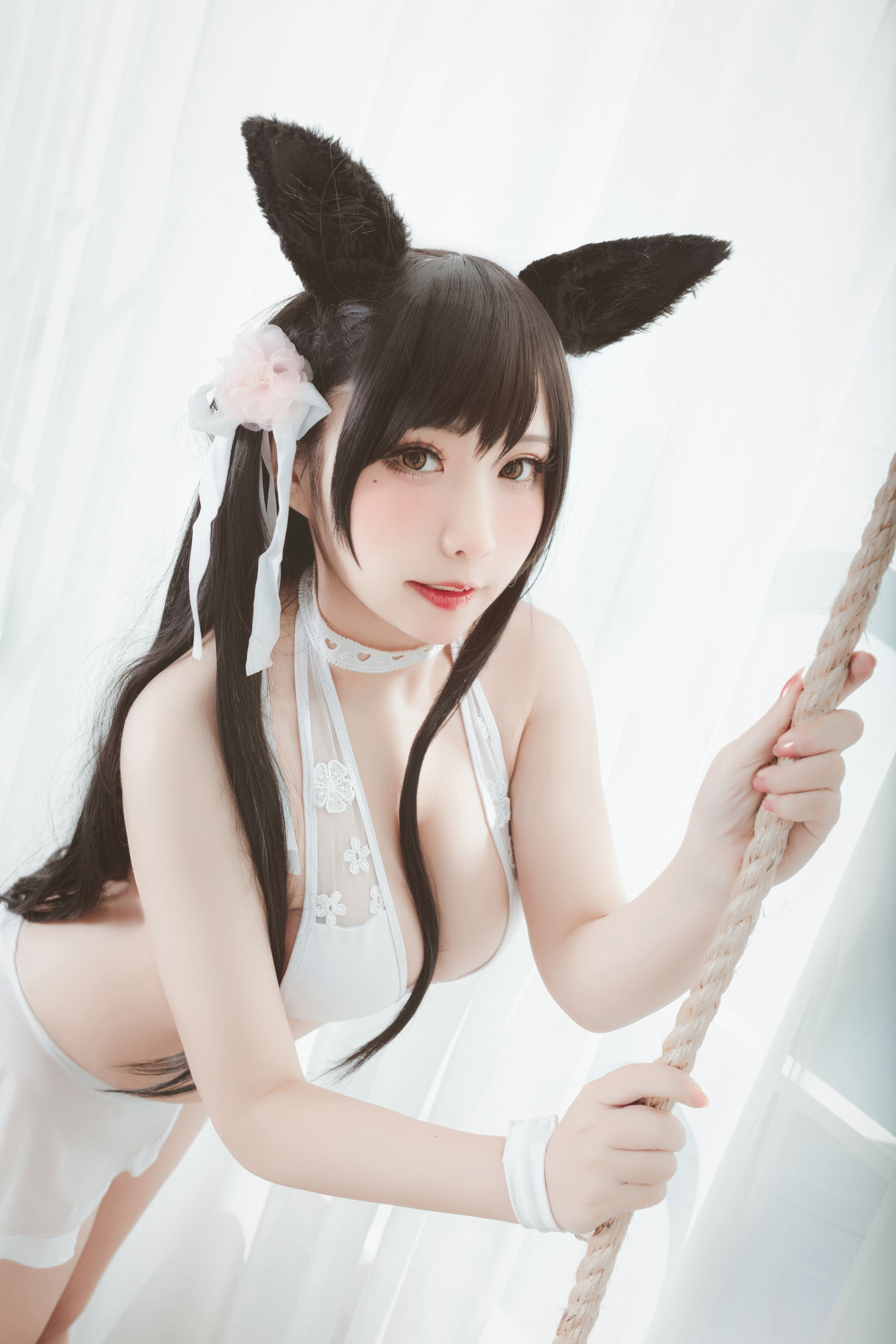 [COS福利] 动漫博主貓田聖奈奈 - 爱宕泳装 盛夏进行曲
