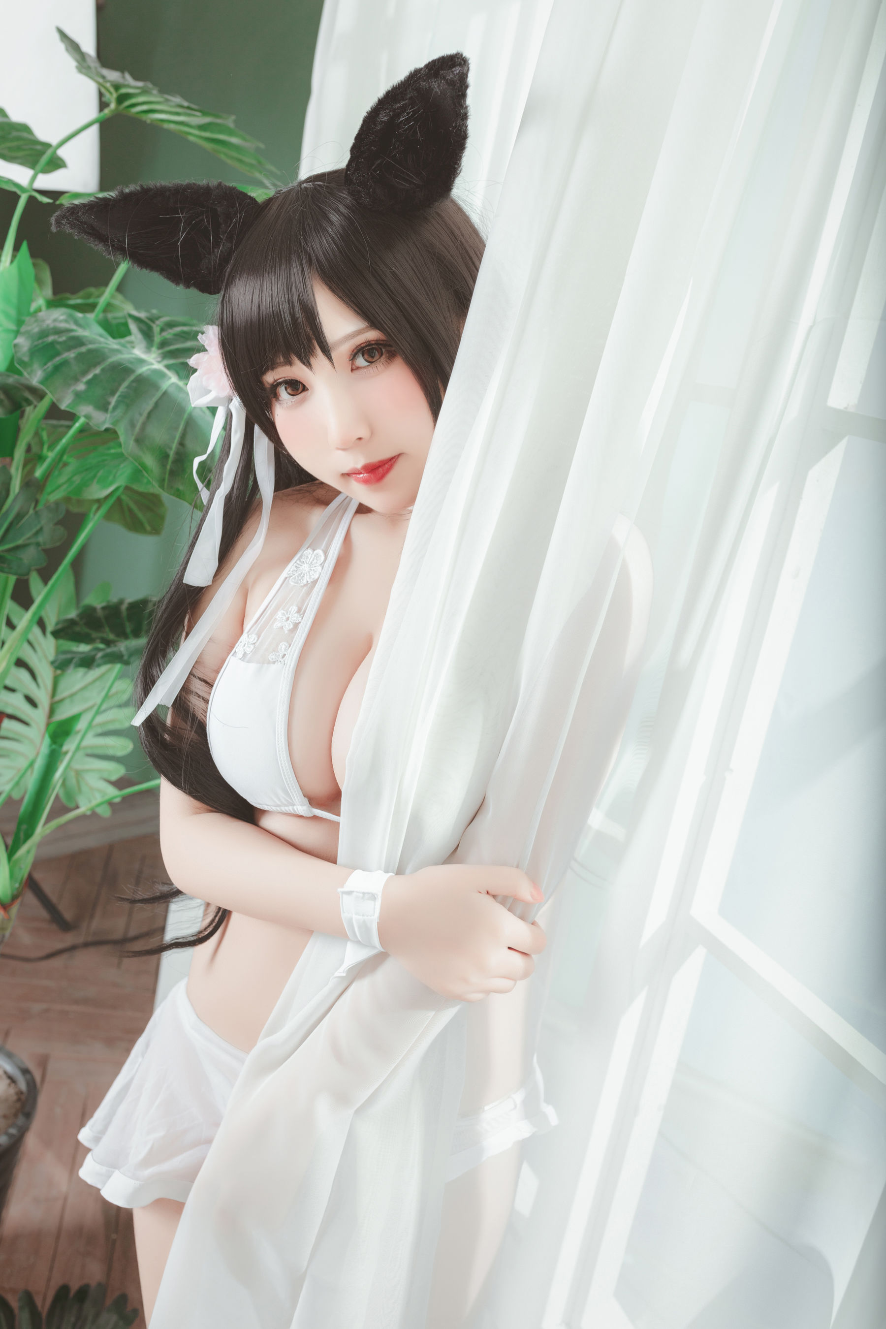[COS福利] 动漫博主貓田聖奈奈 - 爱宕泳装 盛夏进行曲