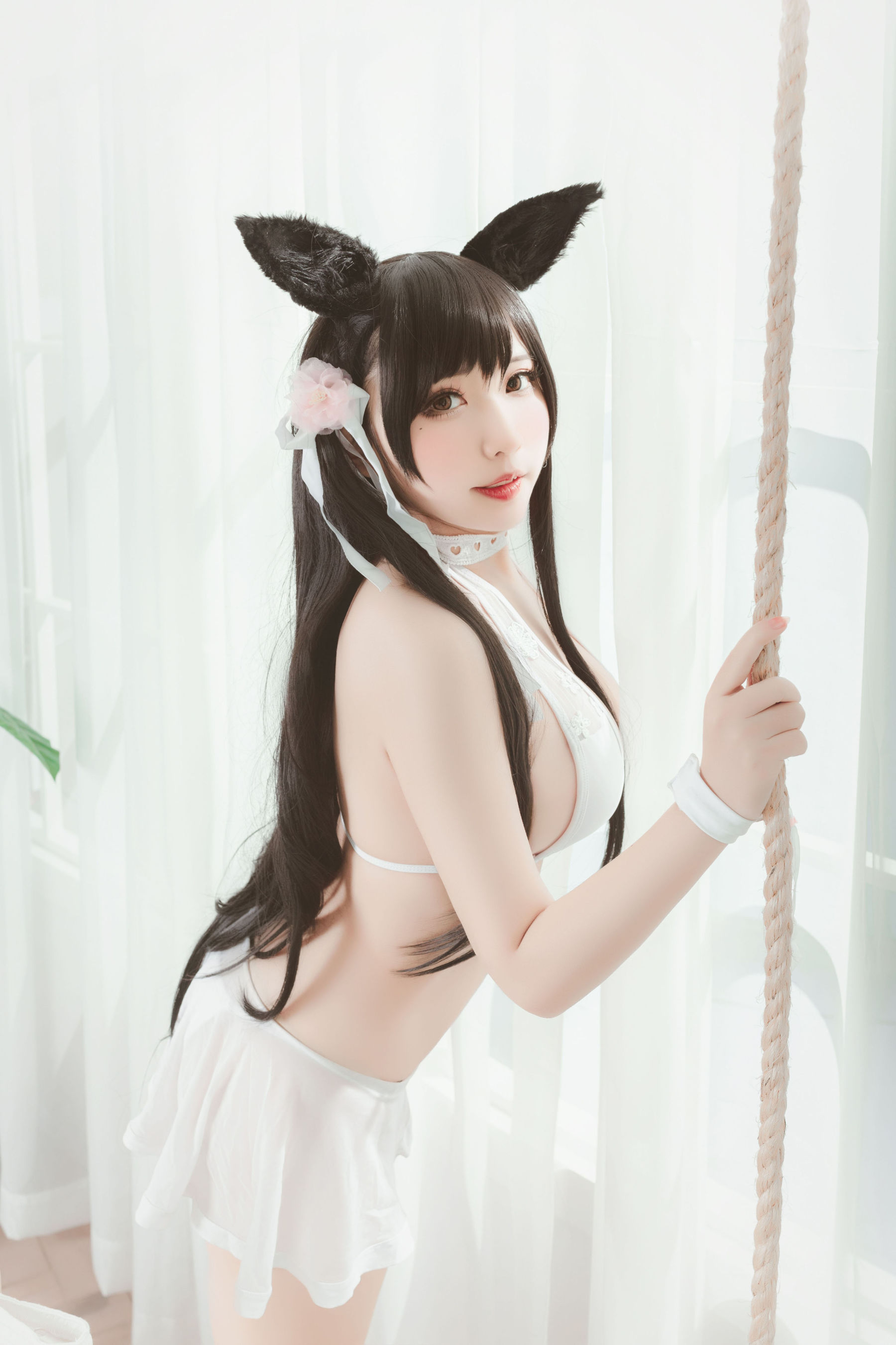 [COS福利] 动漫博主貓田聖奈奈 - 爱宕泳装 盛夏进行曲