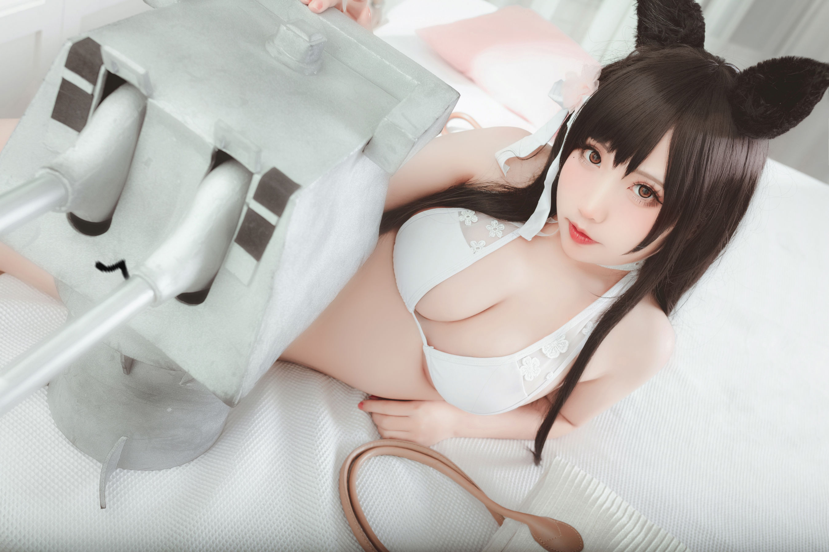 [COS福利] 动漫博主貓田聖奈奈 - 爱宕泳装 盛夏进行曲
