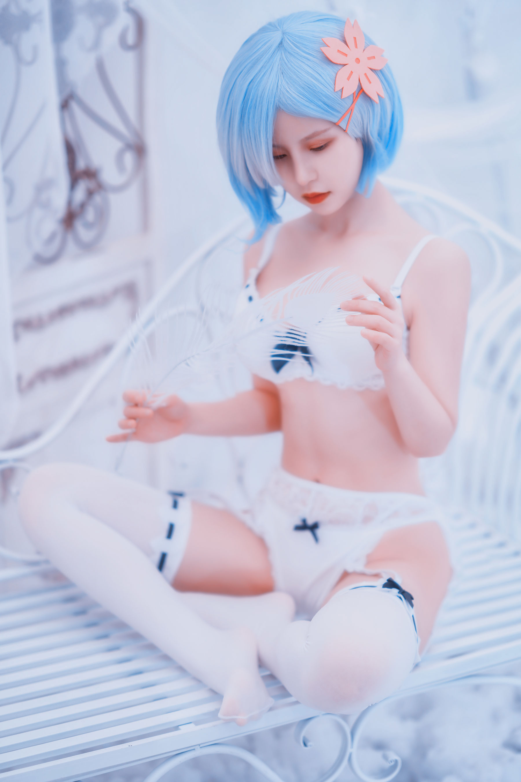 [COS福利] 美少女晕崽 - 蕾姆