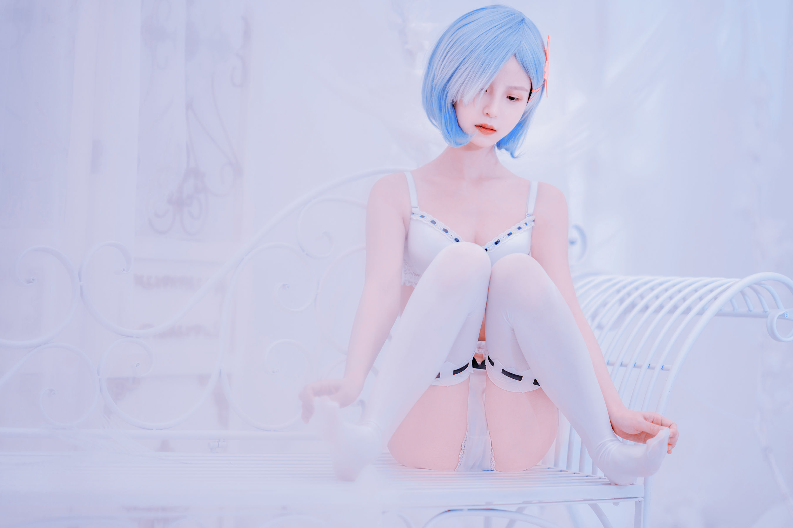 [COS福利] 美少女晕崽 - 蕾姆