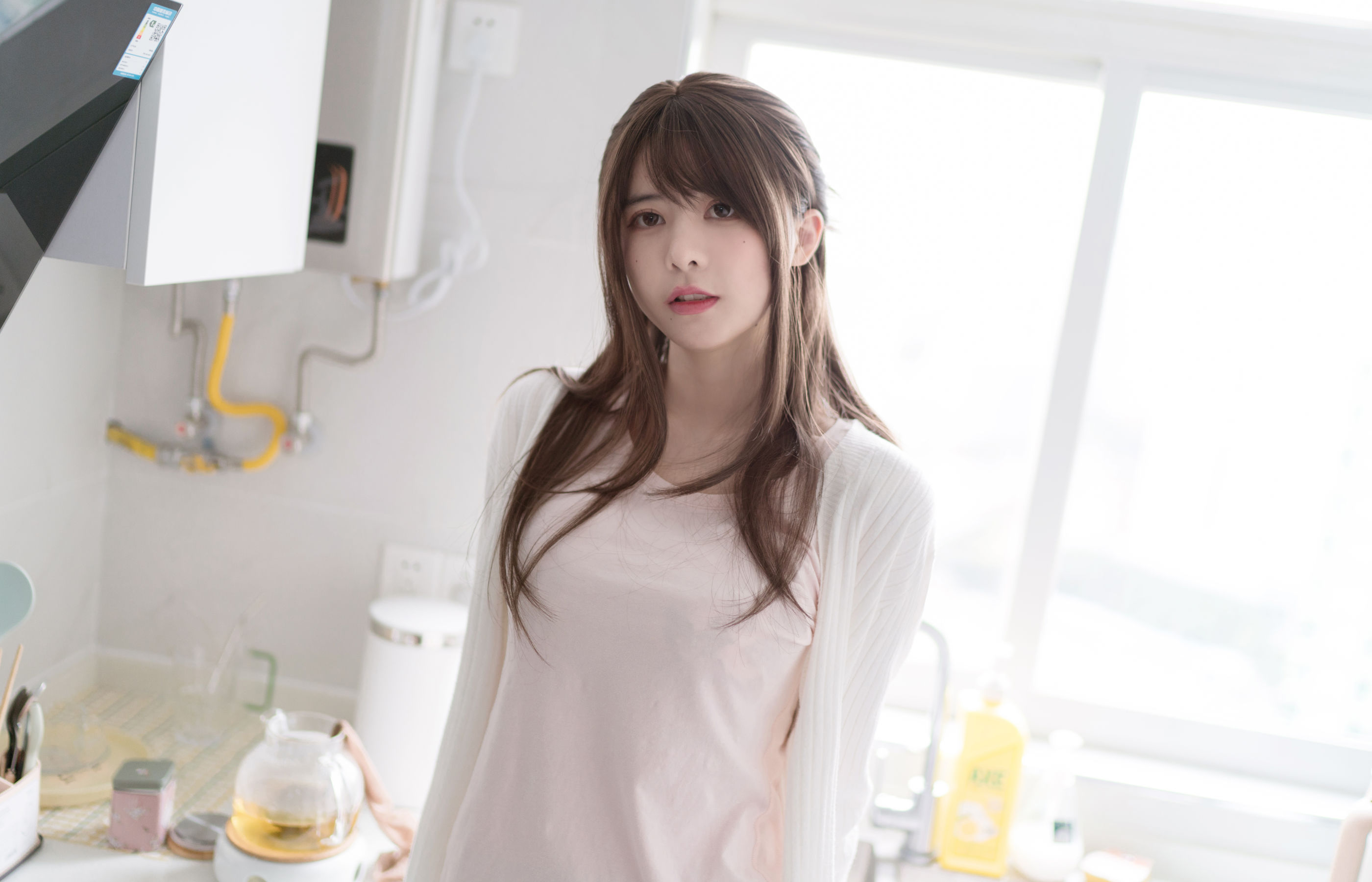 [COS福利] 萌妹子眼酱大魔王w - 人妻丝袜红茶