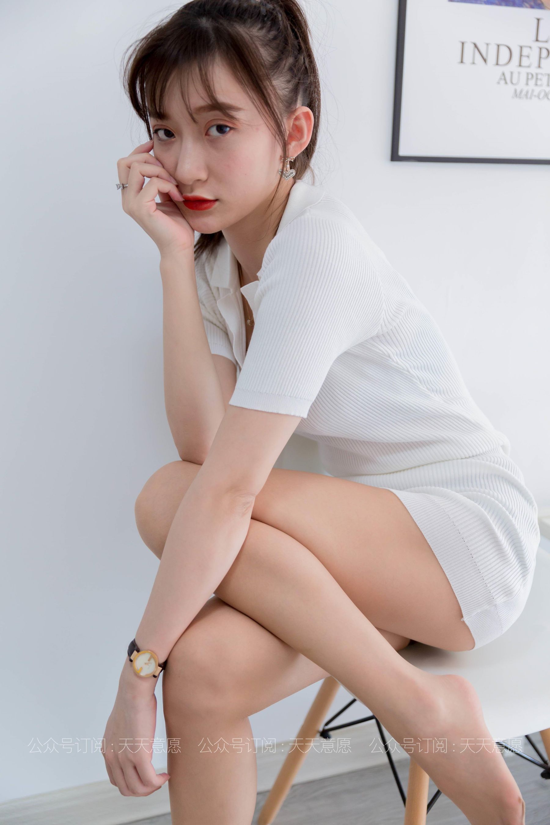 [IESS异思趣向] 丝享家 767：秋秋《纯欲白短裙》