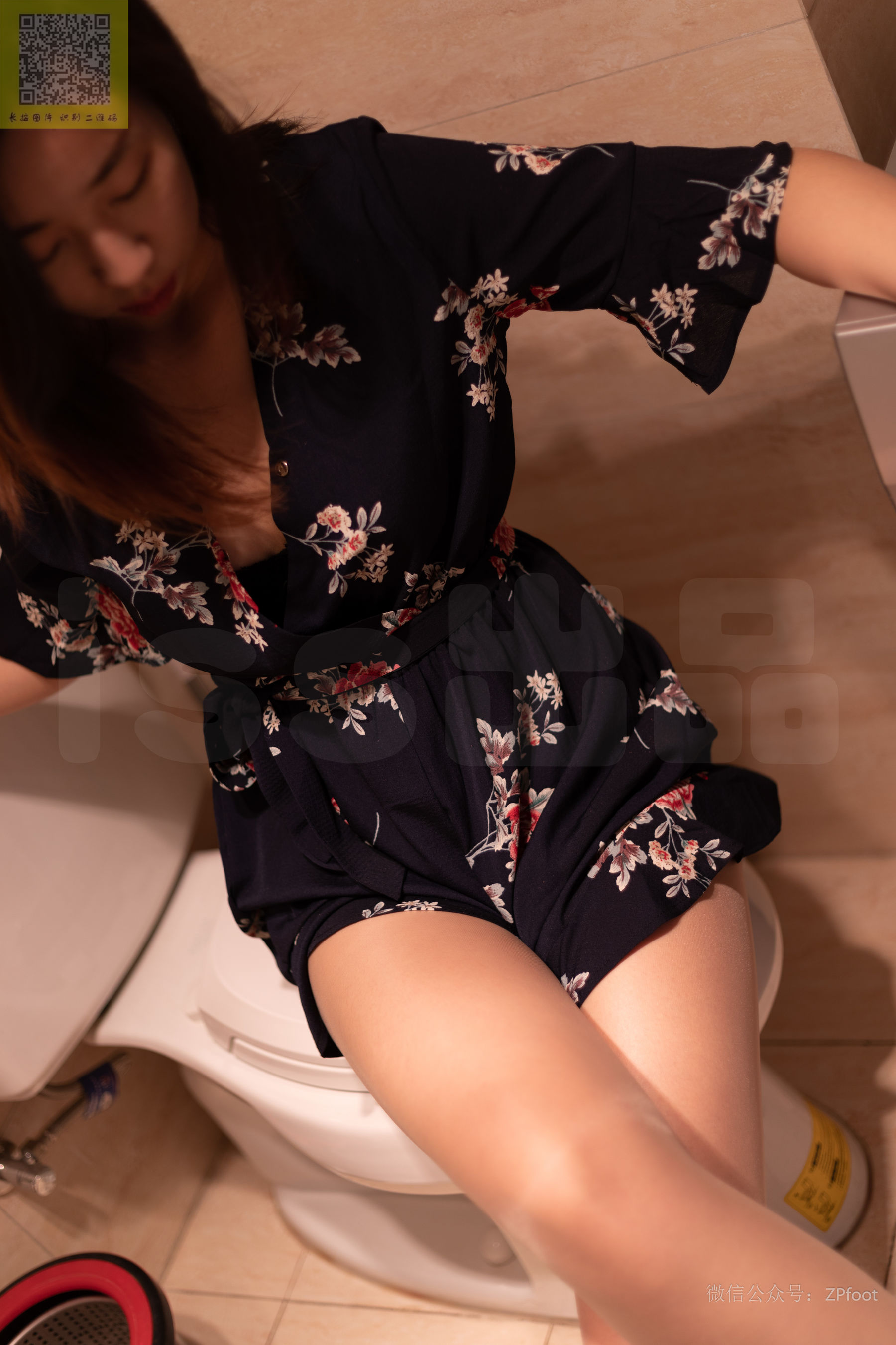 [LSS山茶摄影] NO.297 小辛的肉丝碎花裙