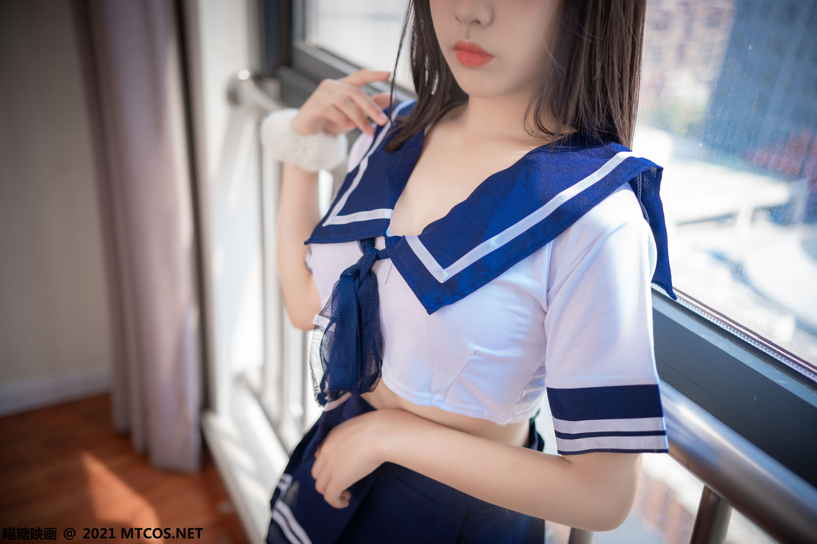 [喵糖映画] VOL.392 米朵 水手裙学妹