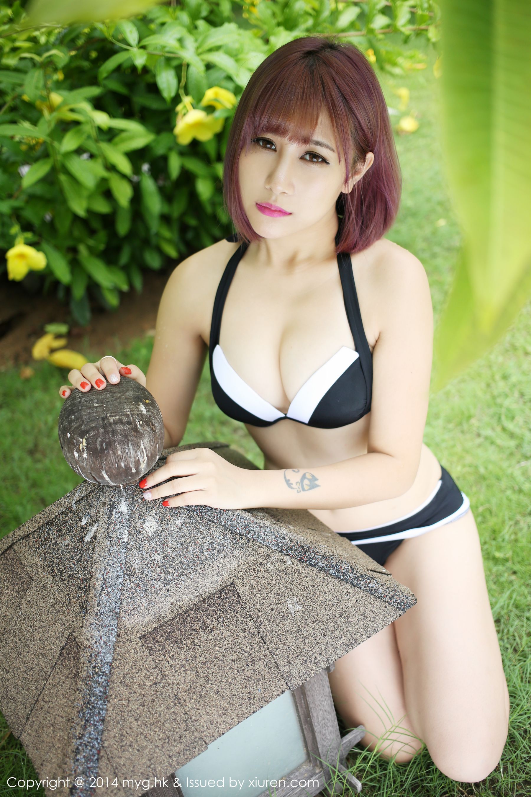 Fiona伊雨蔓 - 短发比基尼妹子 [美媛馆MyGirl] Vol.040