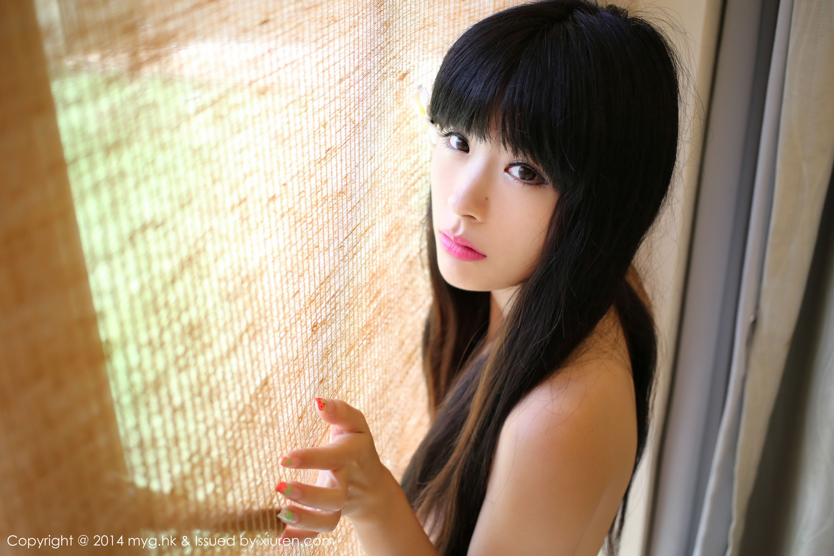 刘雪妮Verna《三亚旅拍》比基尼+透视内衣 [美媛馆MyGirl] Vol.045