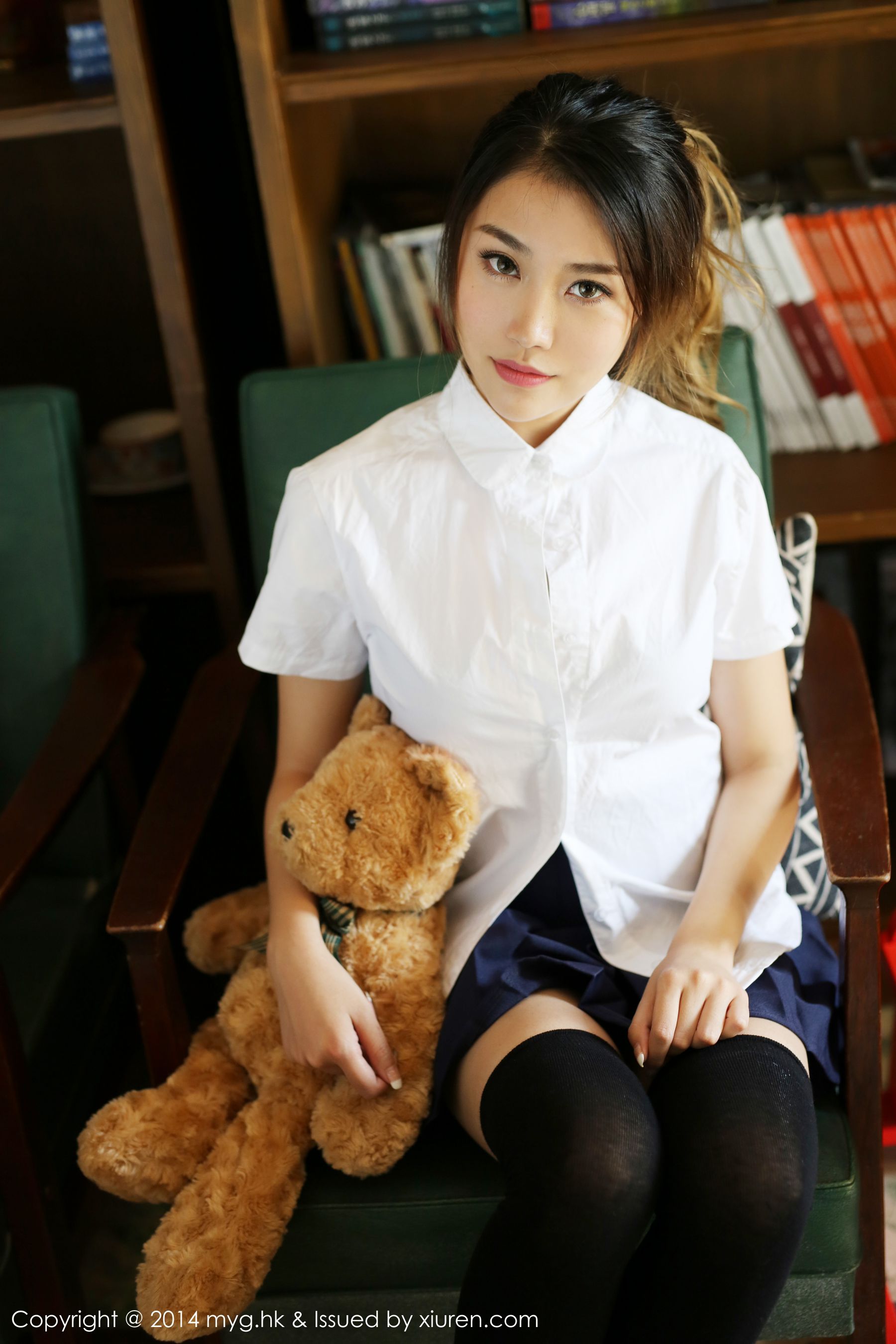 许诺Sabrina《厦门旅拍》内衣+校服系列 [美媛馆MyGirl] Vol.072