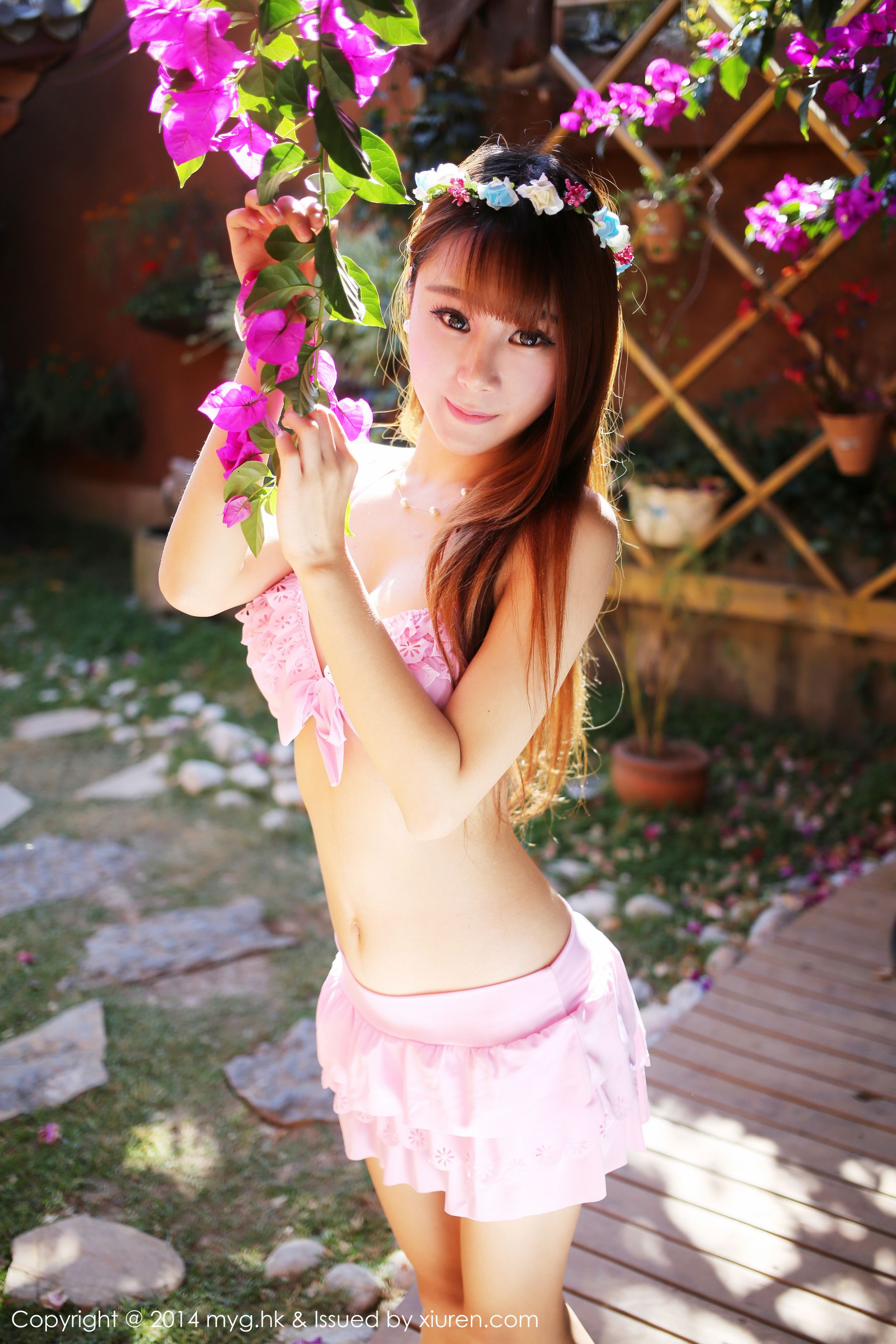 子纯儿Annie《性感内衣+清新小旗袍》 [美媛馆MyGirl] Vol.073