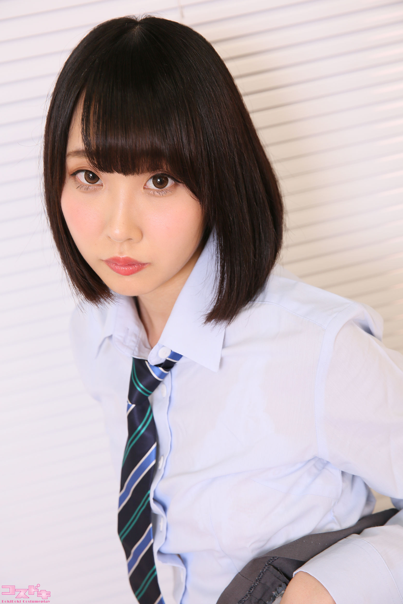 [Cosdoki] Saku Kurosaki 黒崎さく kurosakisaku_pic_seifukumini1