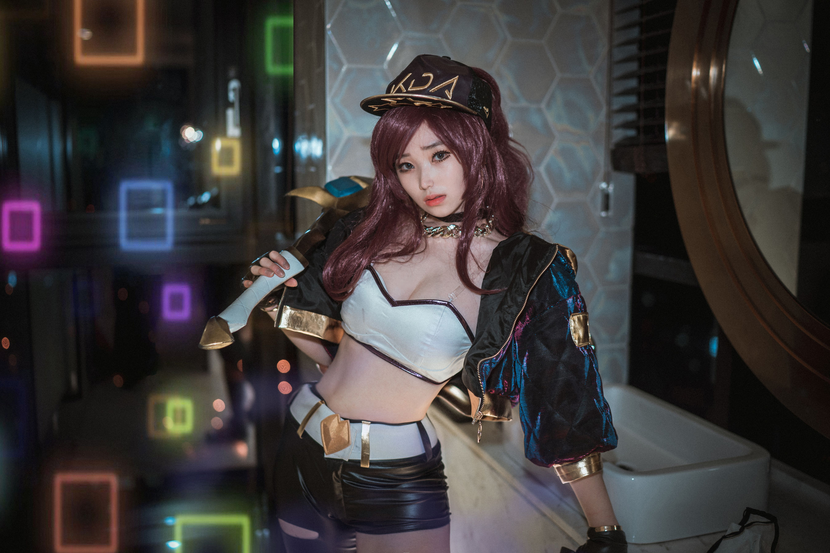 [COS福利] BamBi写真 - KDA_Akali